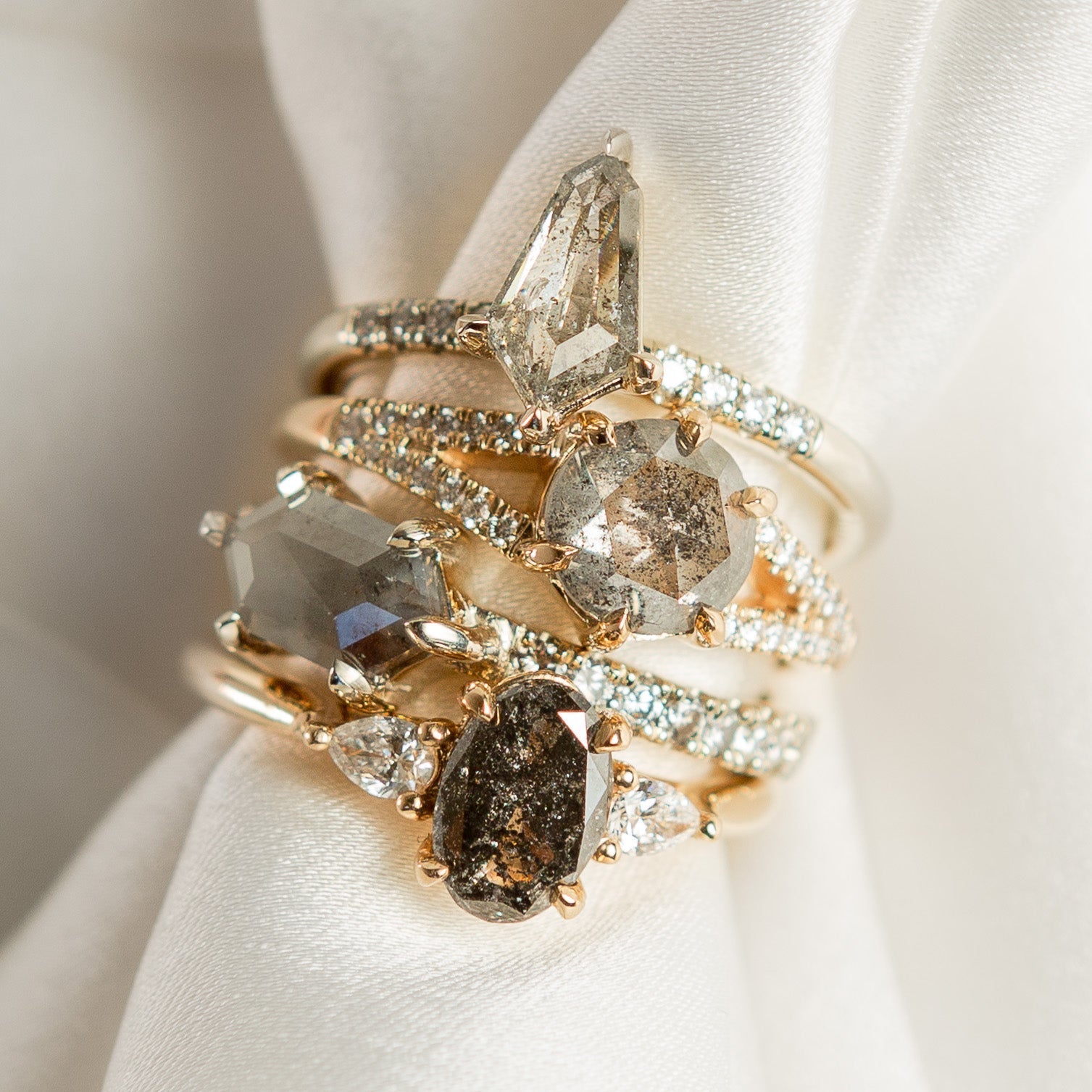 All About Salt and Pepper Diamonds