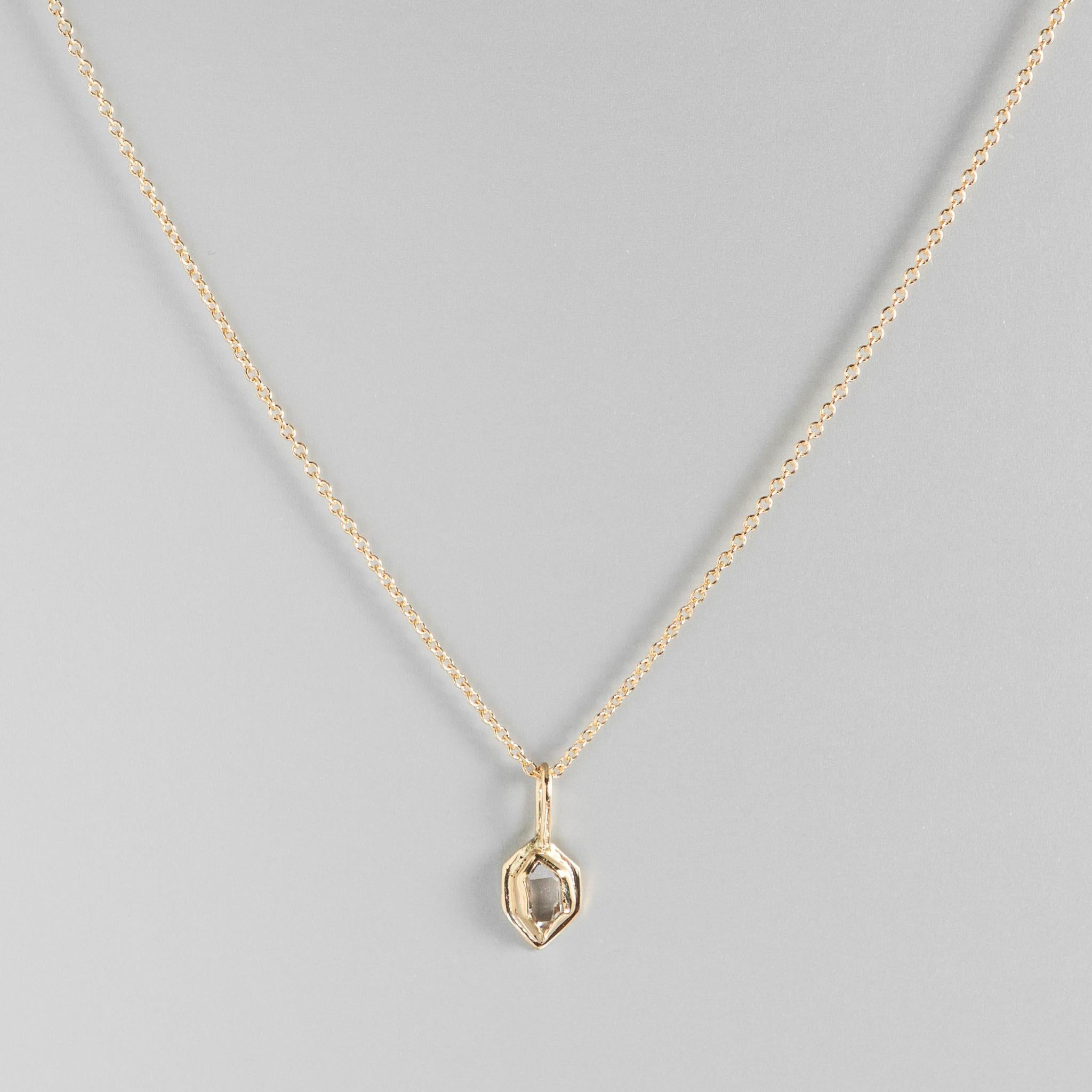 Glacier Petite Charm | Herkimer Diamond