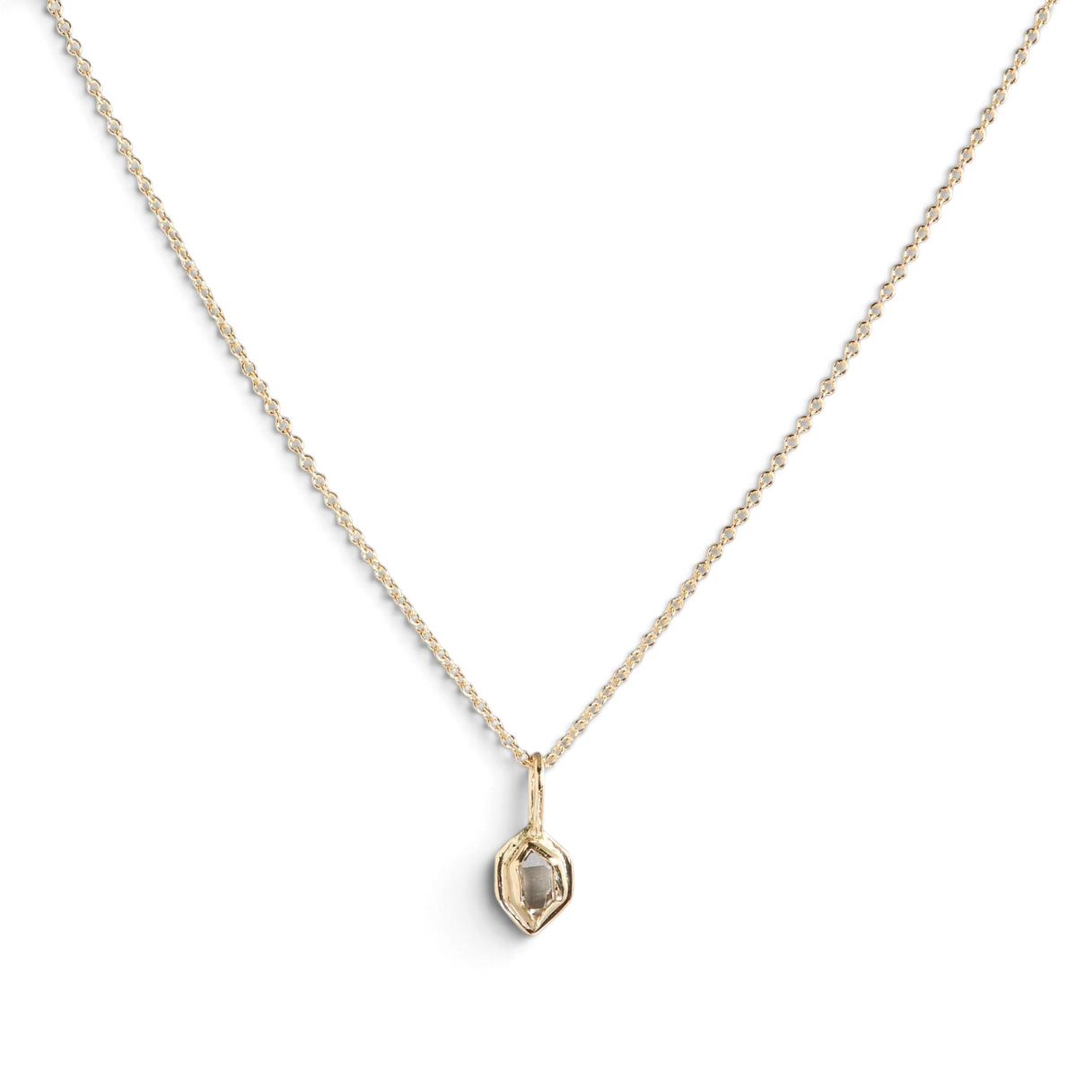 Glacier Mini Charm with Herkimer diamond