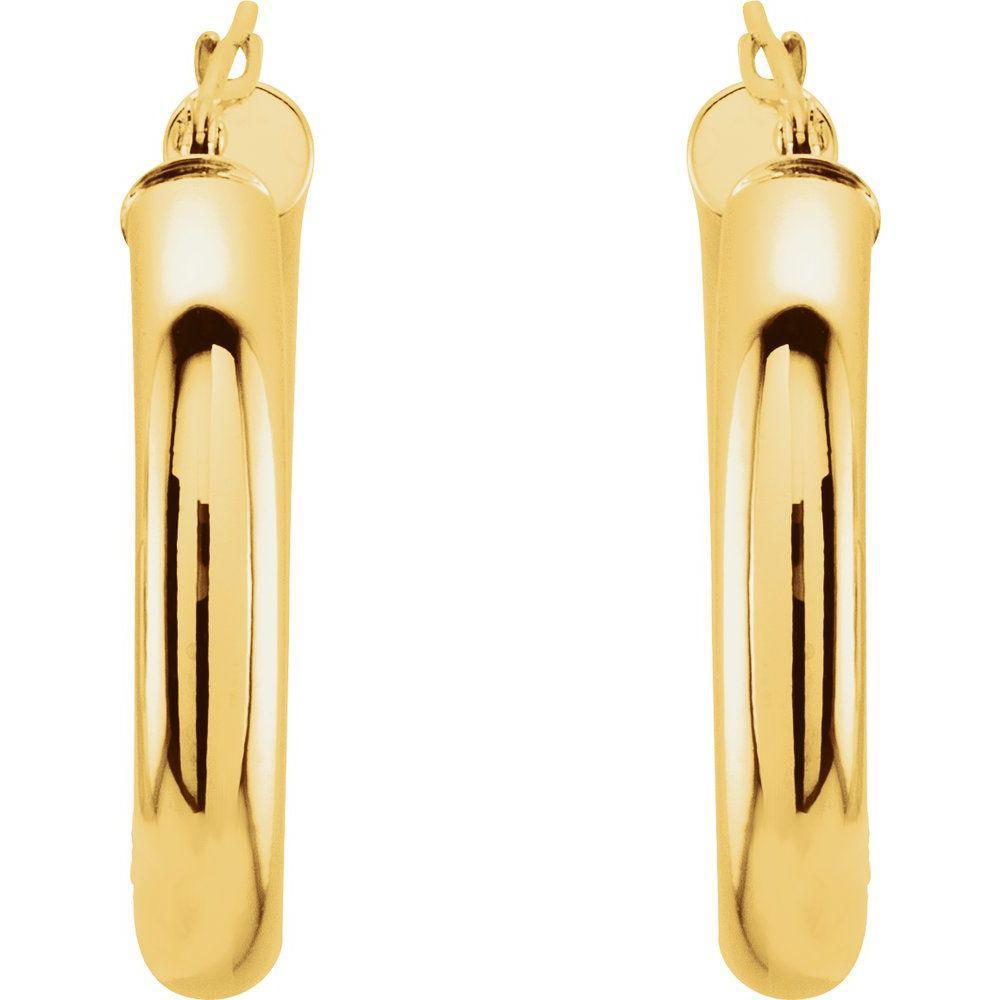 Chunky Hinged Hoop Earrings
