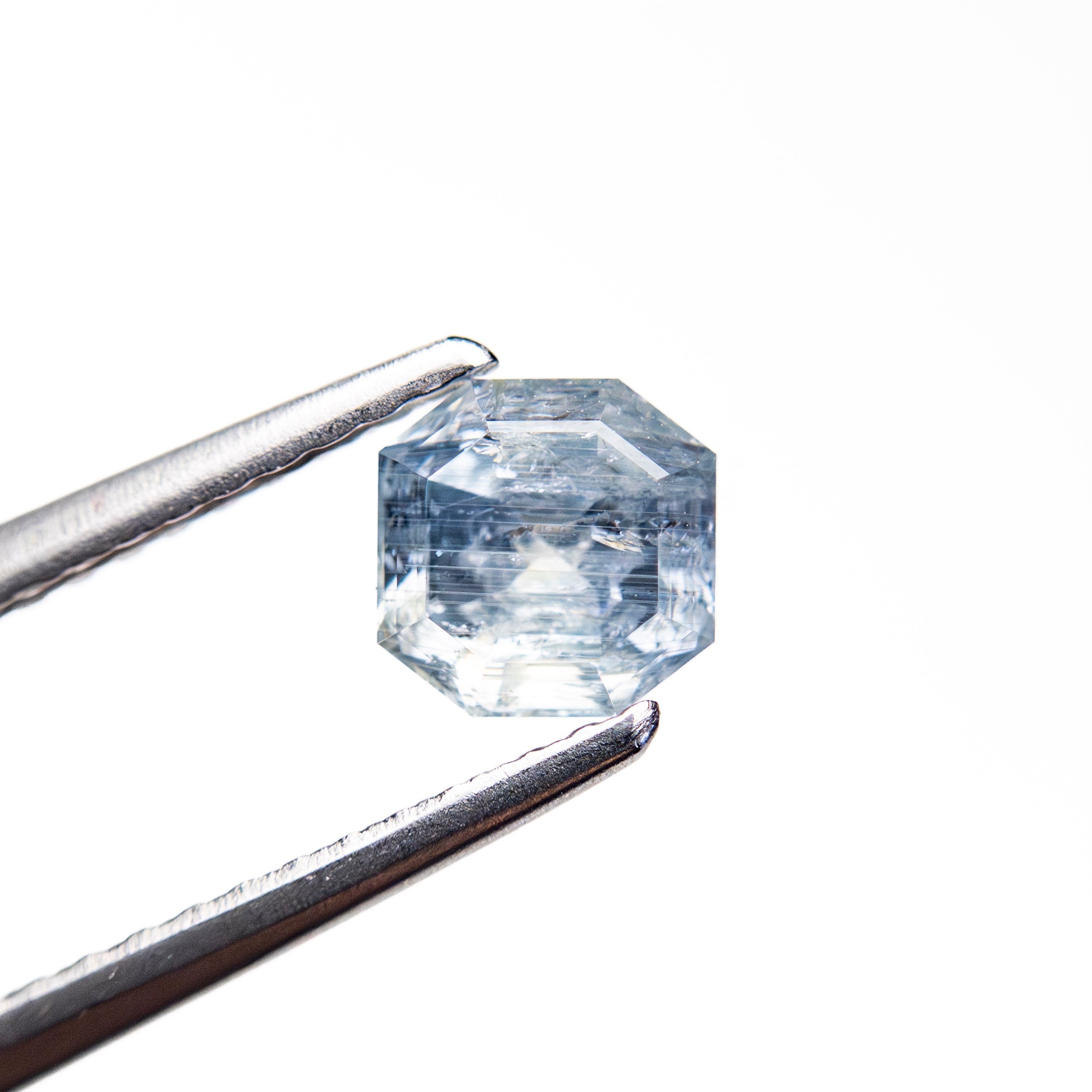 0.91ct 5.09x5.08x3.92mm Cut Corner Square Step Cut Sapphire 23903-13