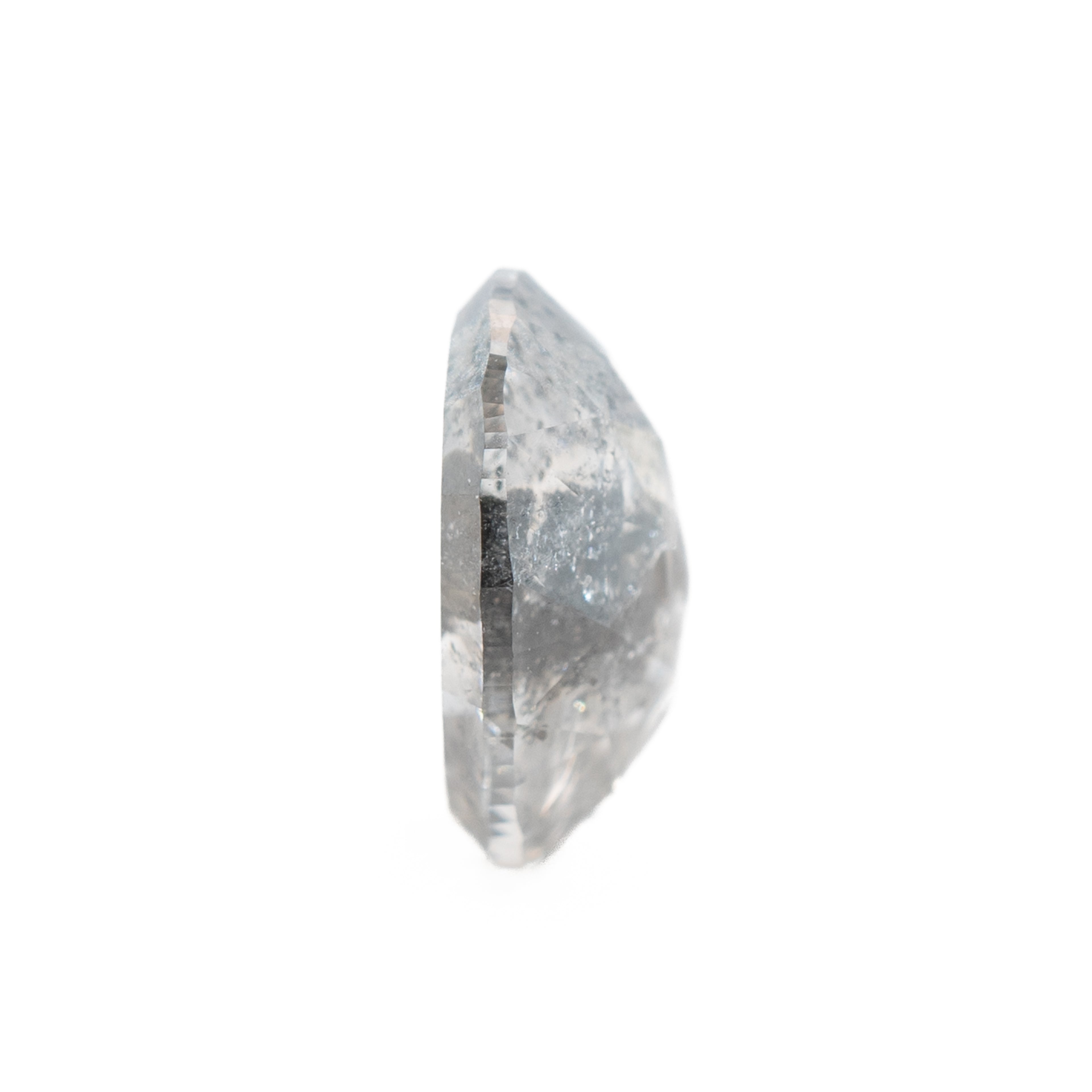 Andromeda | Oval Rose-Cut Salt & Pepper Diamond, 1.06 ct (Canada-origin)