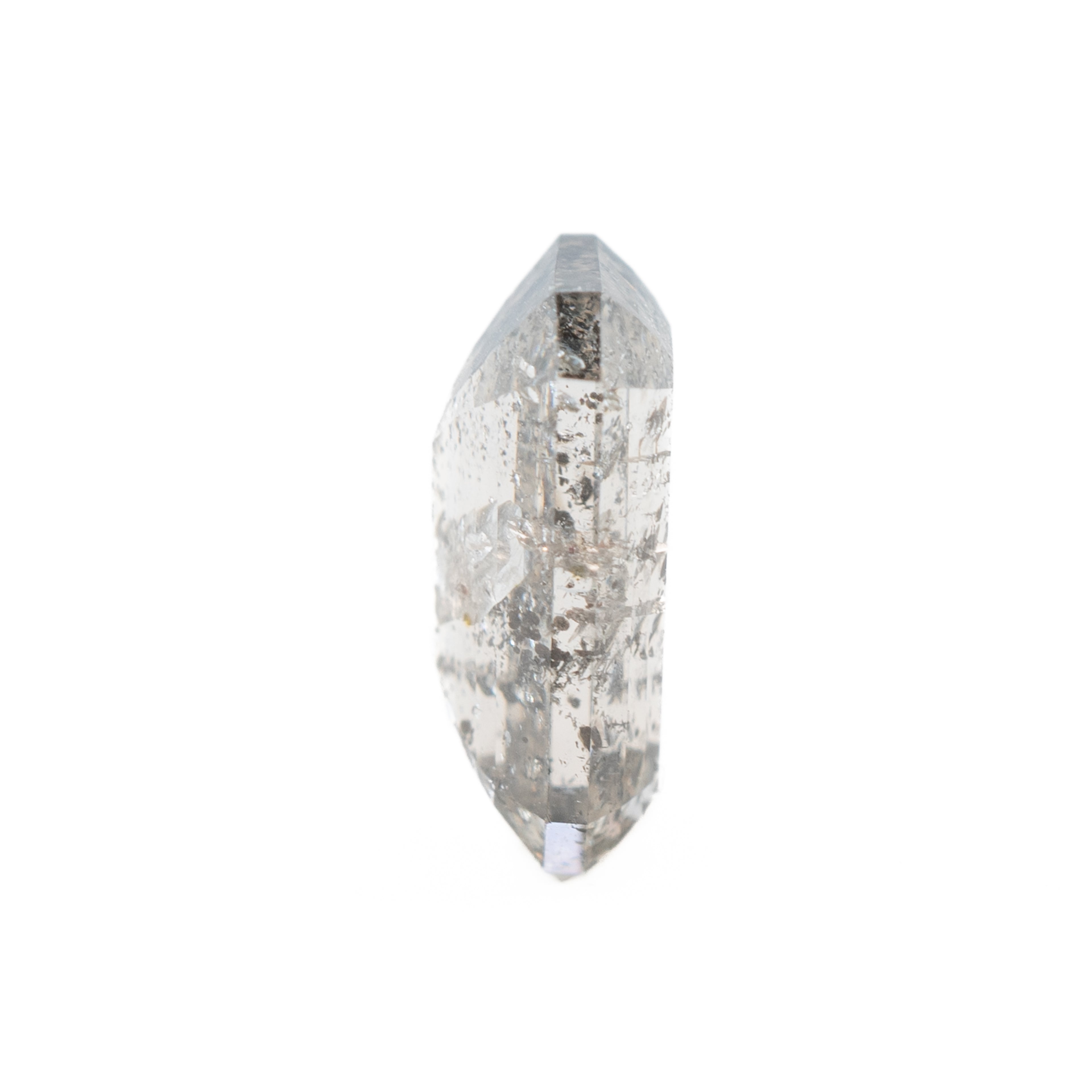 Vela | Emerald-Cut Salt & Pepper Diamond, 1.10 ct (Canada-origin)