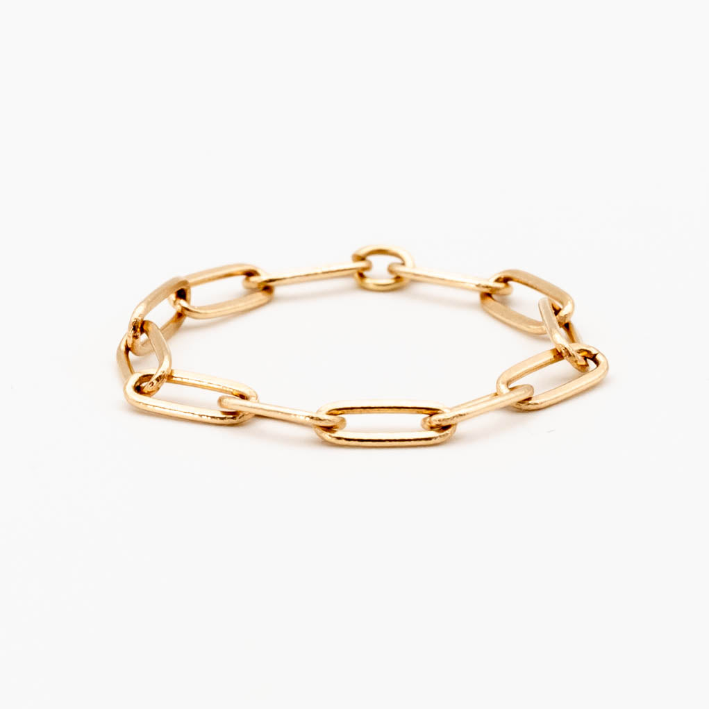 Luxe Paperclip Chain Ring