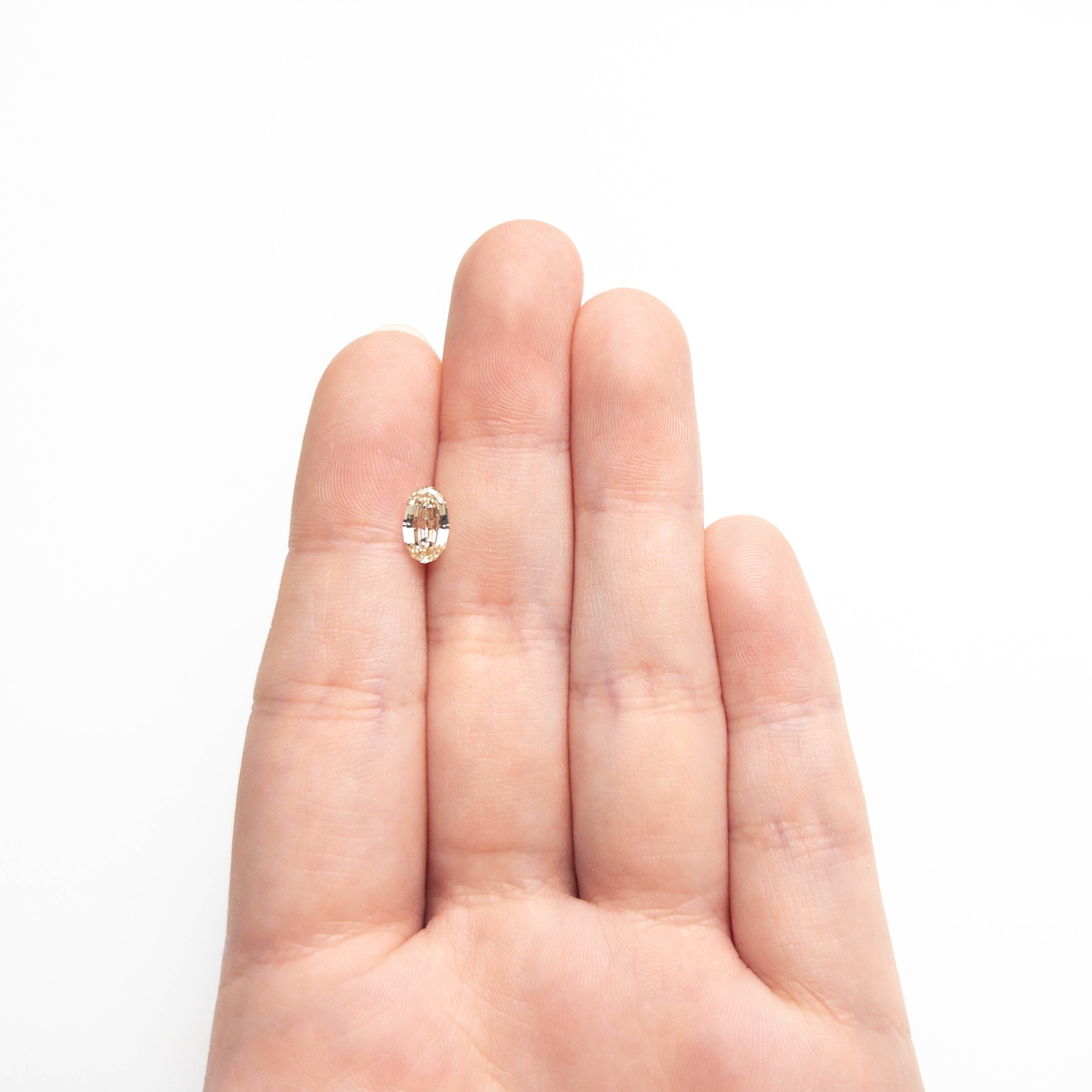 1.01ct 8.52x4.95x2.97mm SI1 Y-Z Geo Oval Step Cut ๐ฟ๐ฆ 27375-25