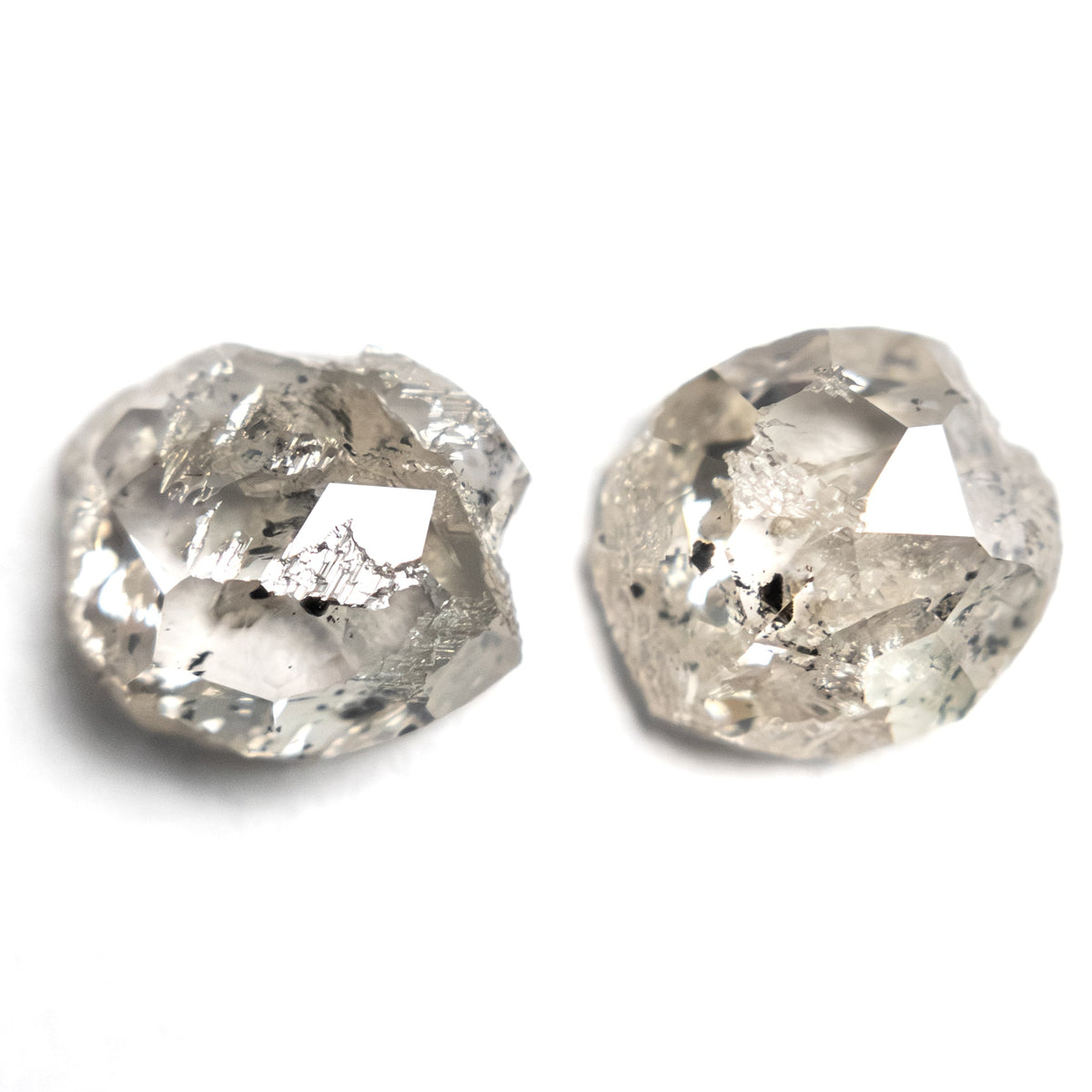 2.12cttw 2pc 6.77x6.04x2.73mm 6.69x6.15x2.95mm Polished Raw Diamond Matching Pair 🇨🇦 28169-01
