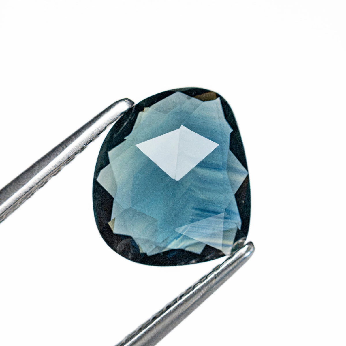 2.03ct 8.73x7.86x2.90mm Amorphous Rosecut Sapphire 28298-07