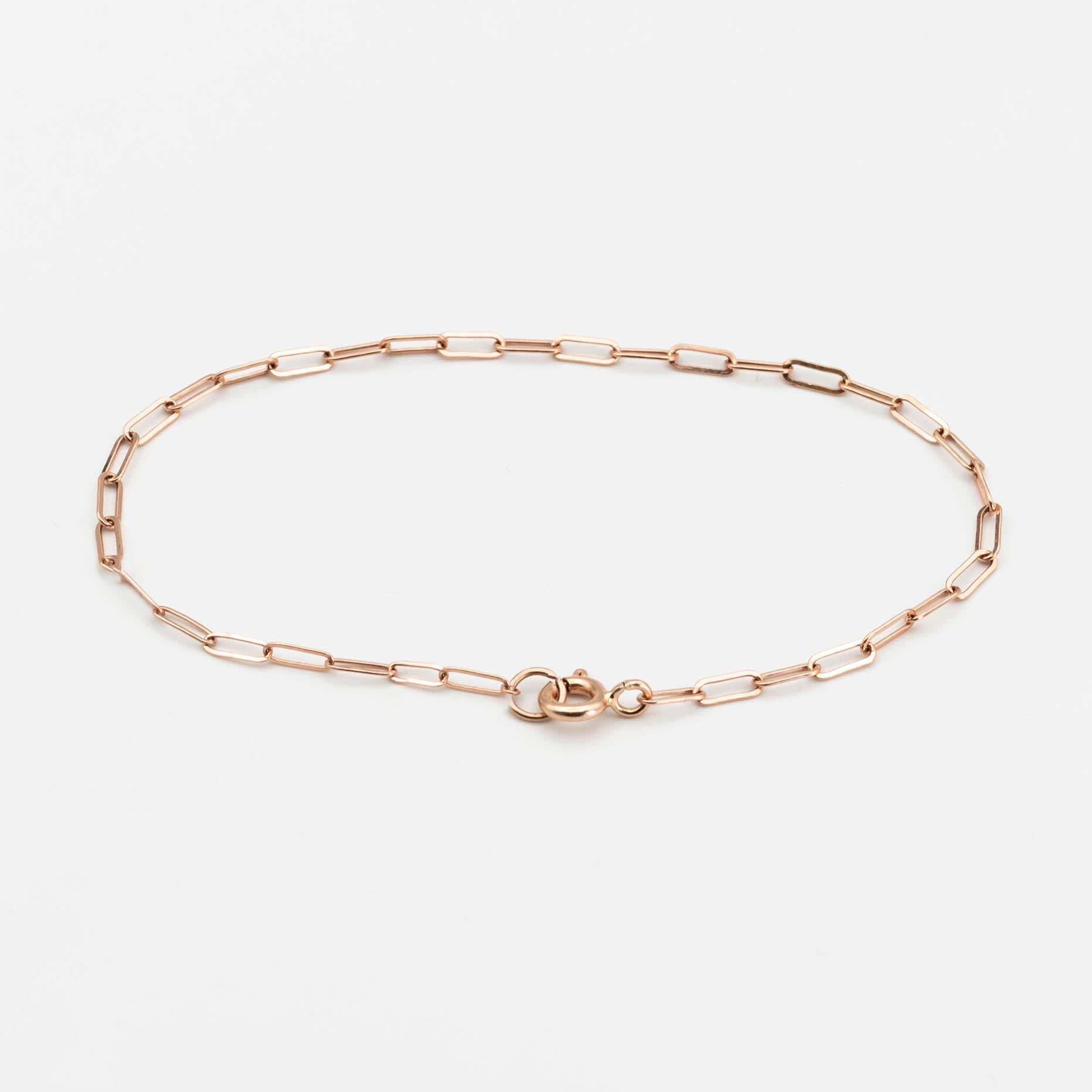 Paperclip Chain Anklet