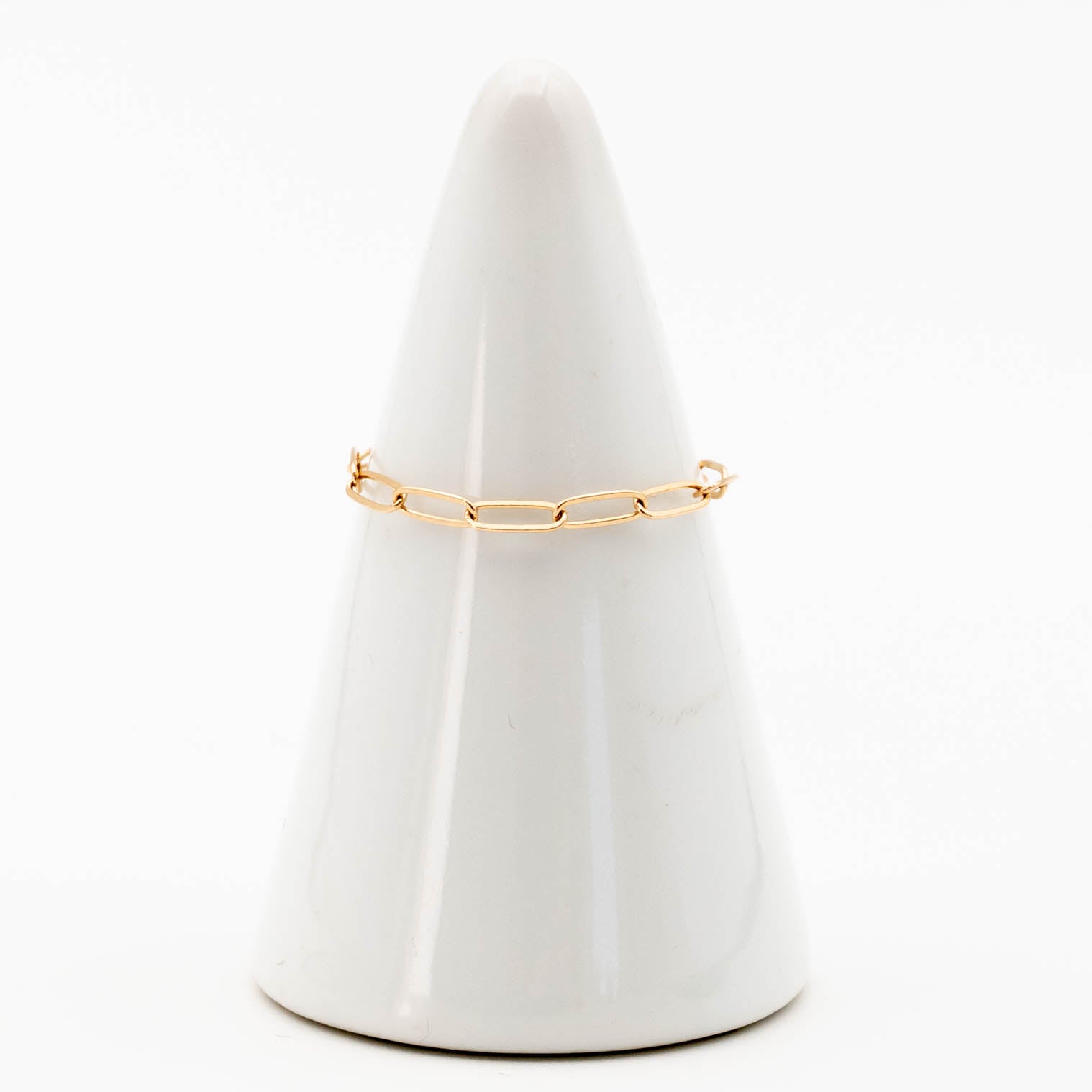 Paperclip Chain Ring