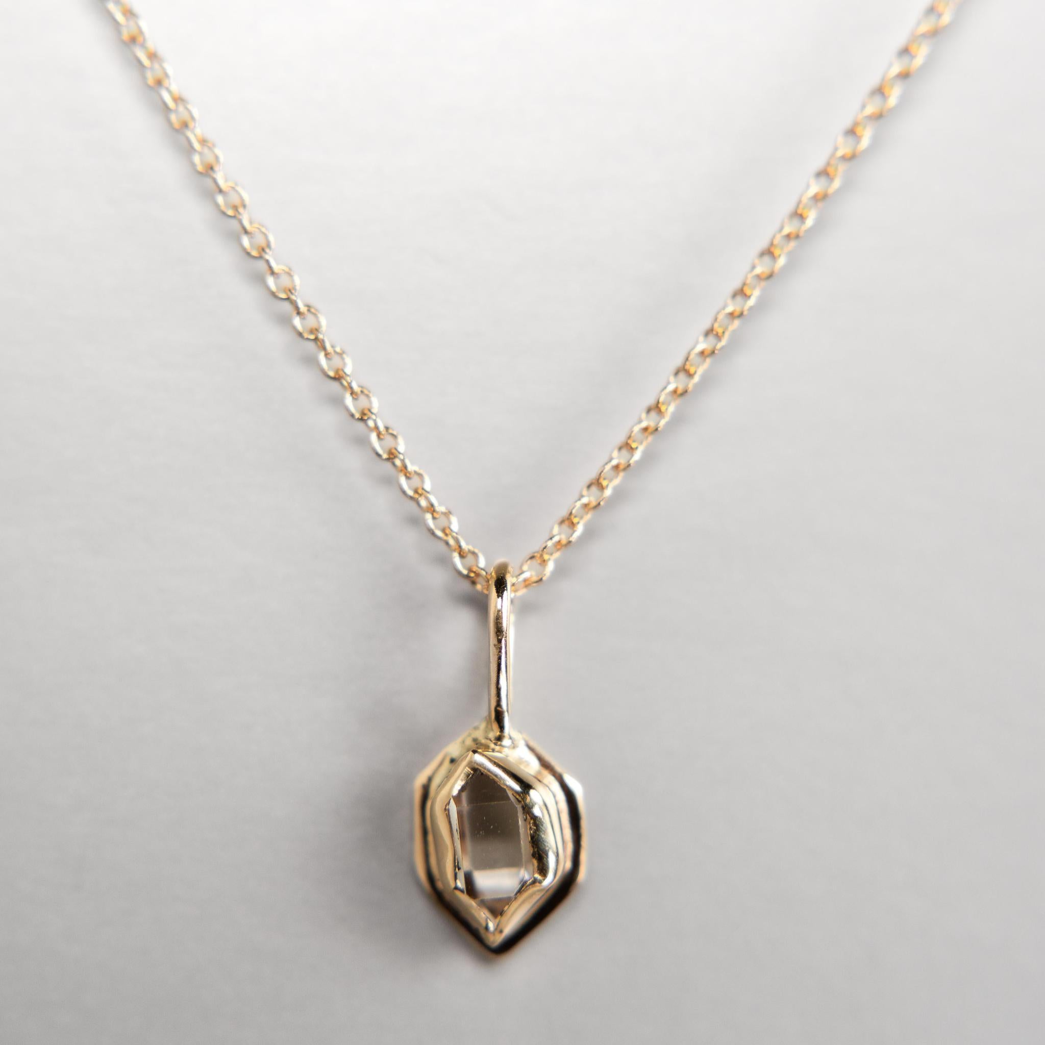 Glacier Classic Charm | Herkimer Diamond