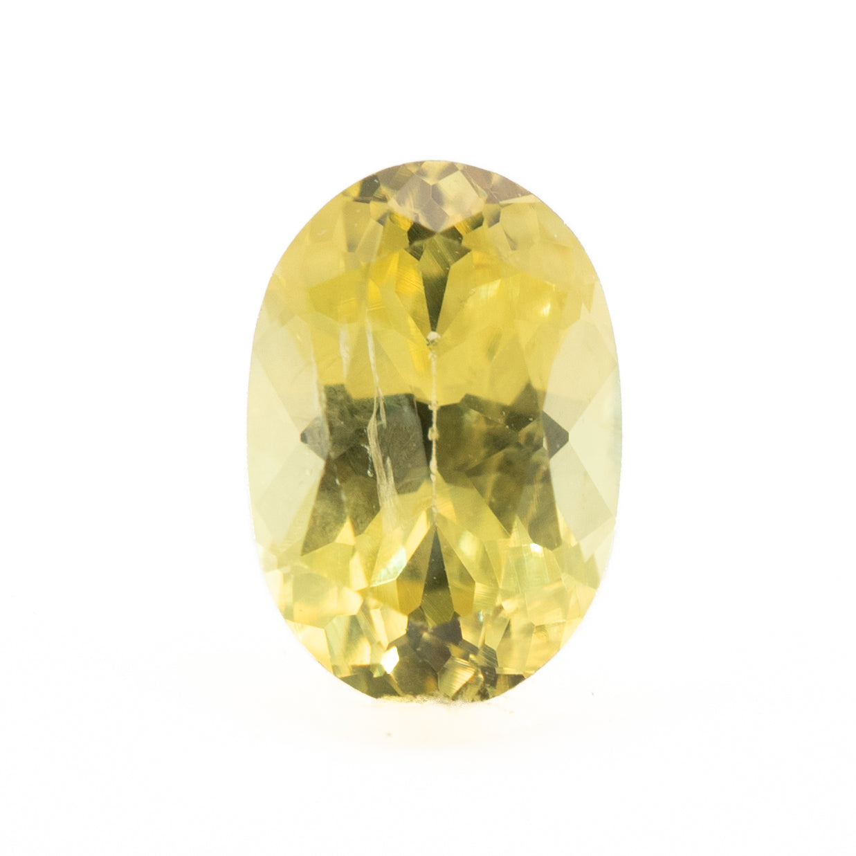 Yellow Sapphire Oval Brilliant Cut | 0.58ct | Australian Origin