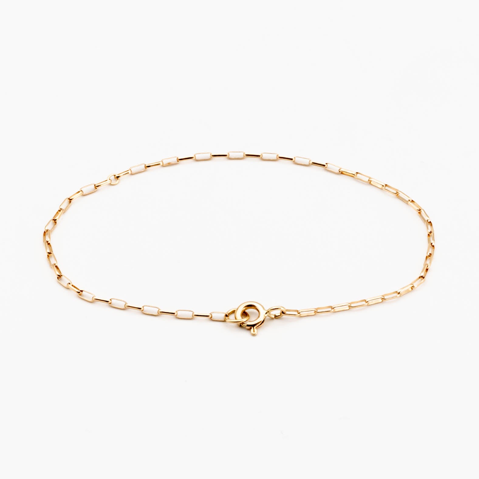 Baby Paperclip Chain Anklet