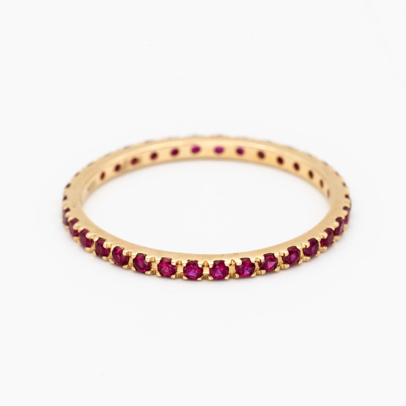 Gemstone Eternity Band