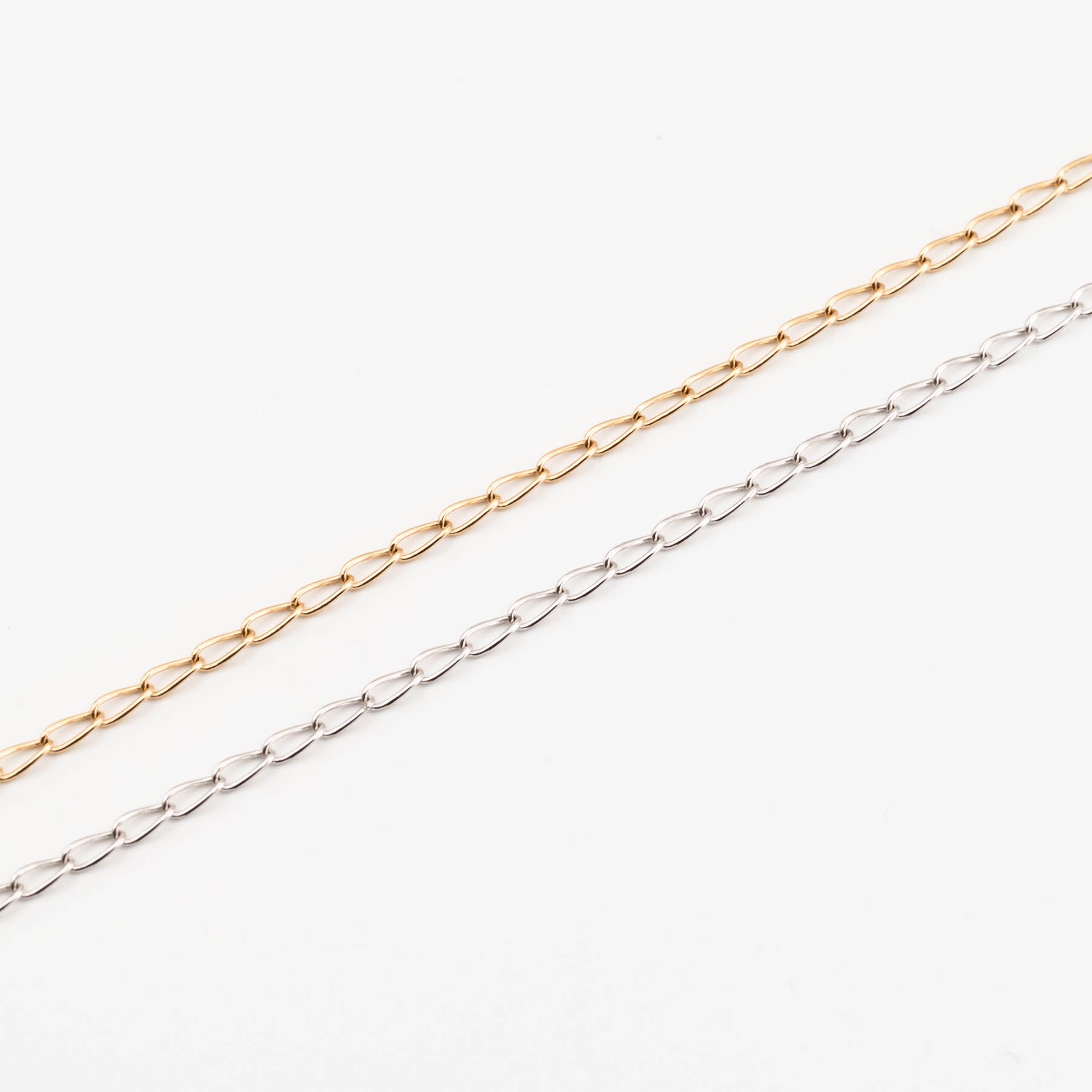 Elongated Curb Chain Anklet