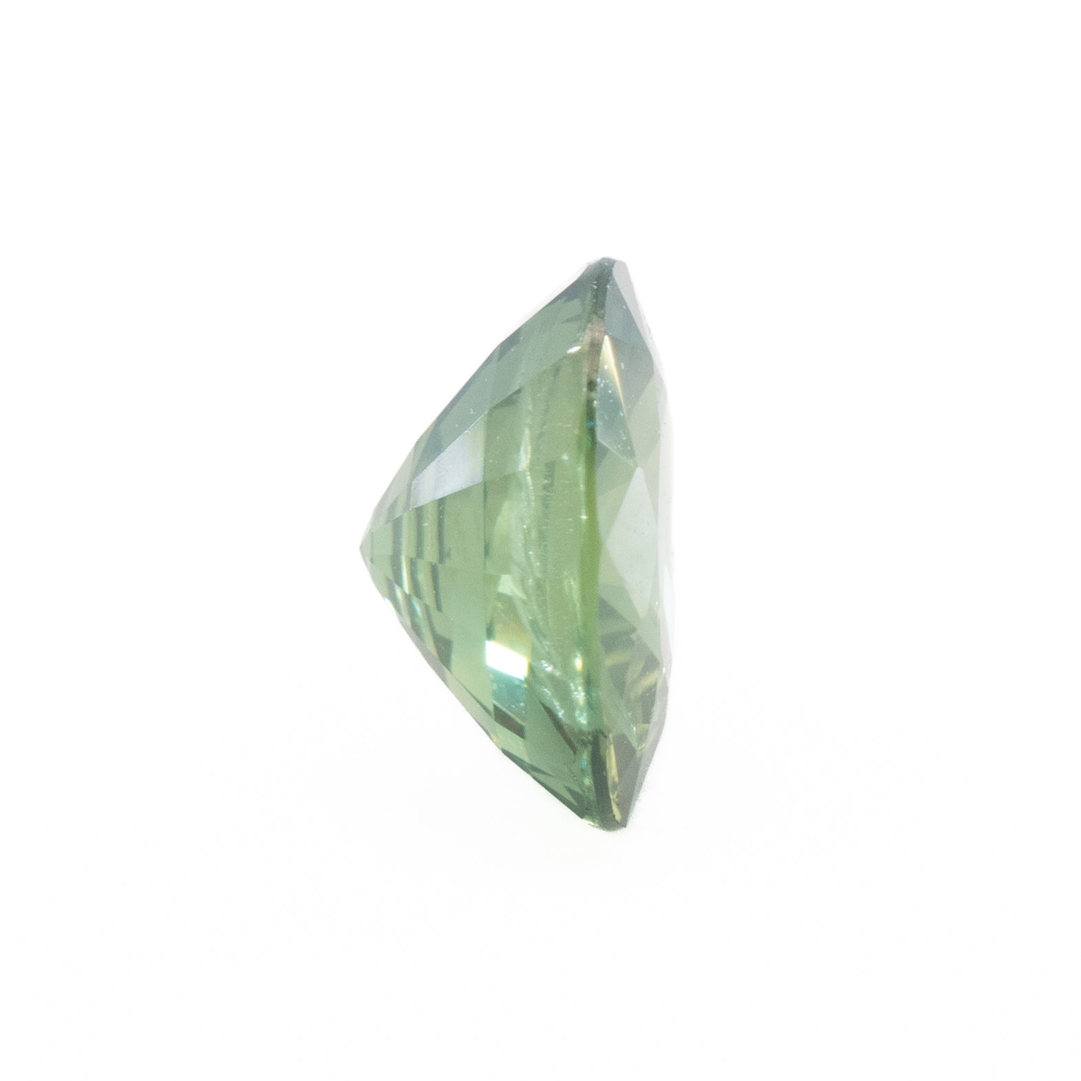 Meadowlight | Round Brilliant-Cut Green Sapphire, 1.54 ct (Australia)