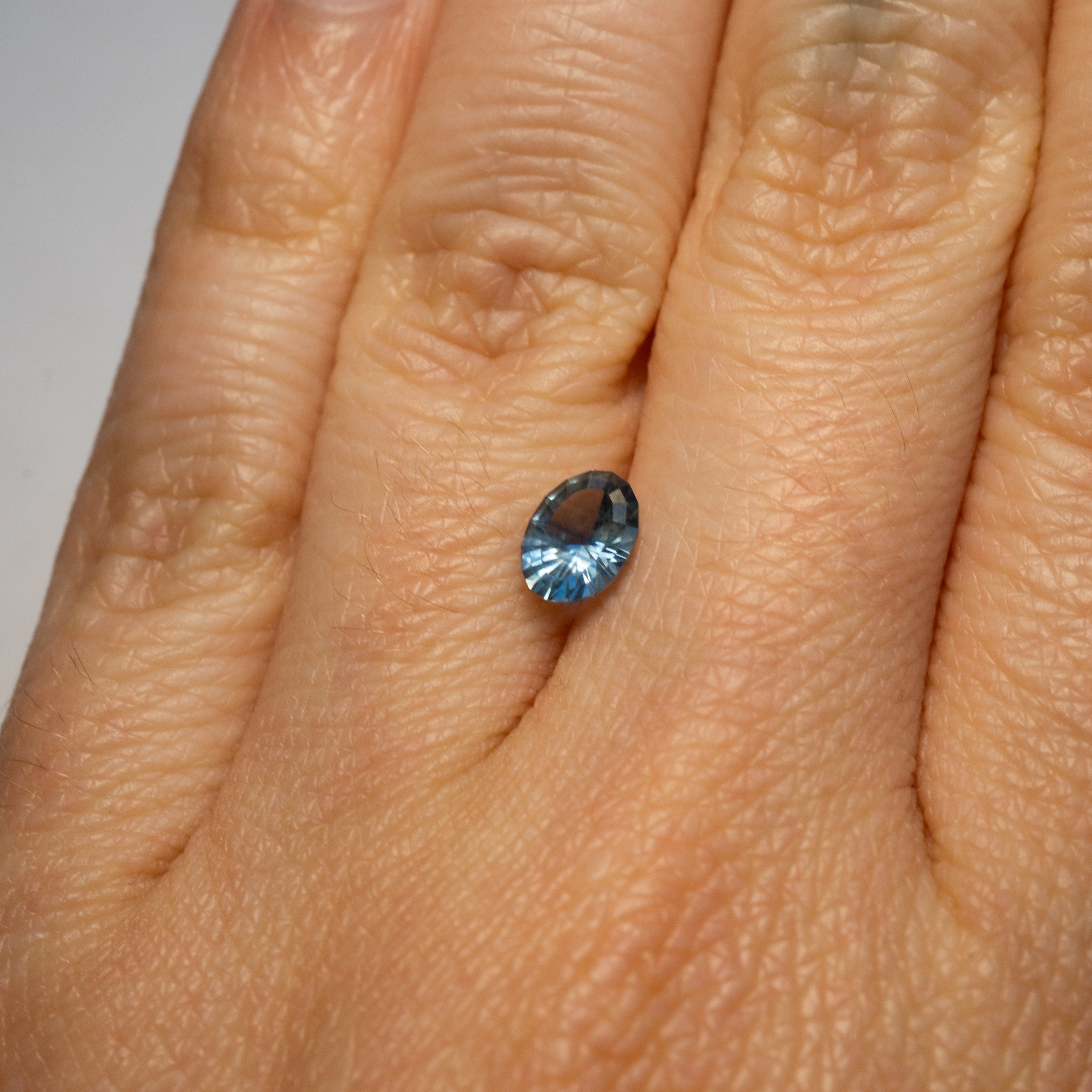 ON HOLD: Unheated Blue Sapphire Oval | 0.94ct | Montana Origin
