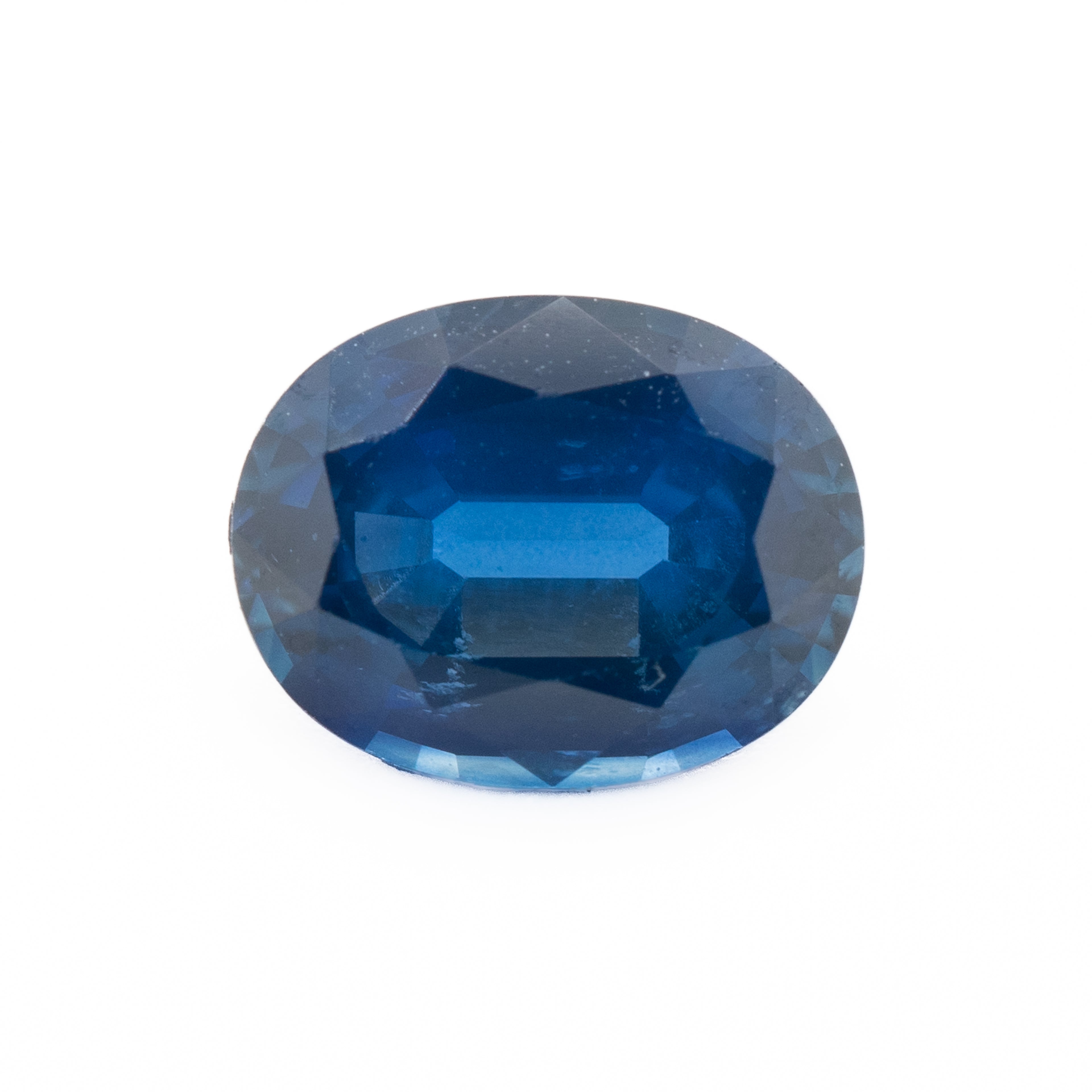 Post-Consumer Unheated Blue Sapphire Oval | 2.42ct