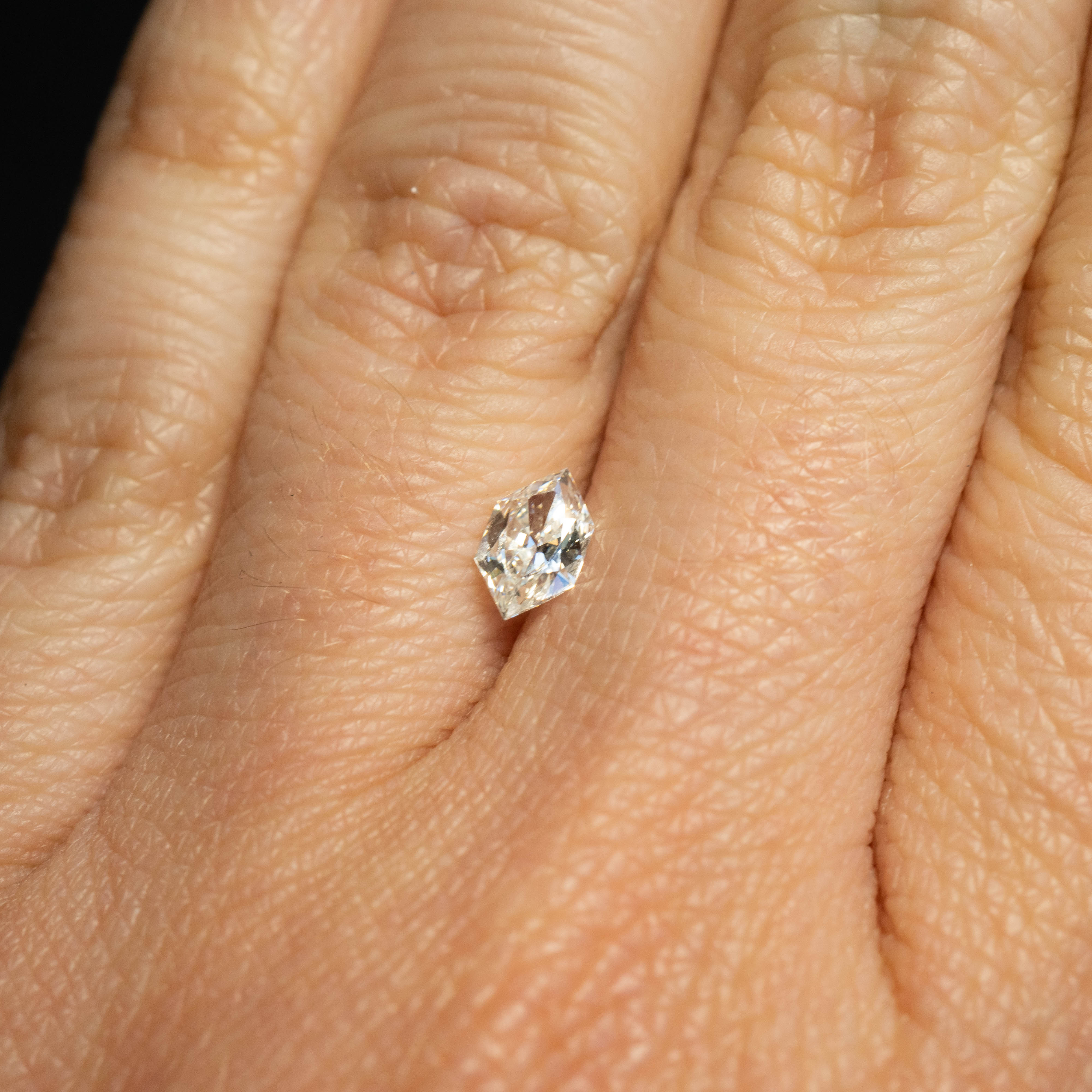 Hexagon Brilliant Cut Diamond | 0.51ct | H SI1
