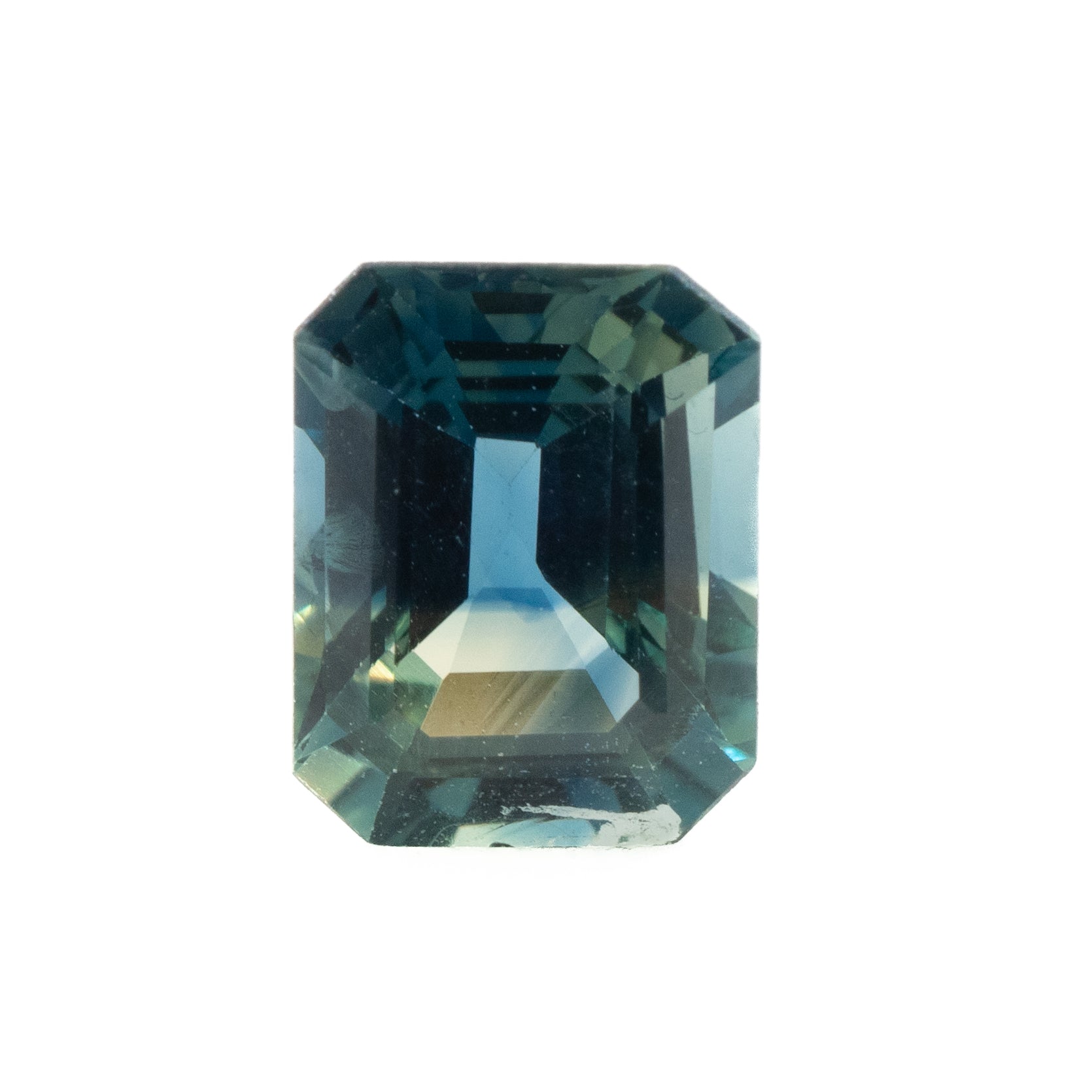 Teal Emerald Cut Sapphire | 1.46ct