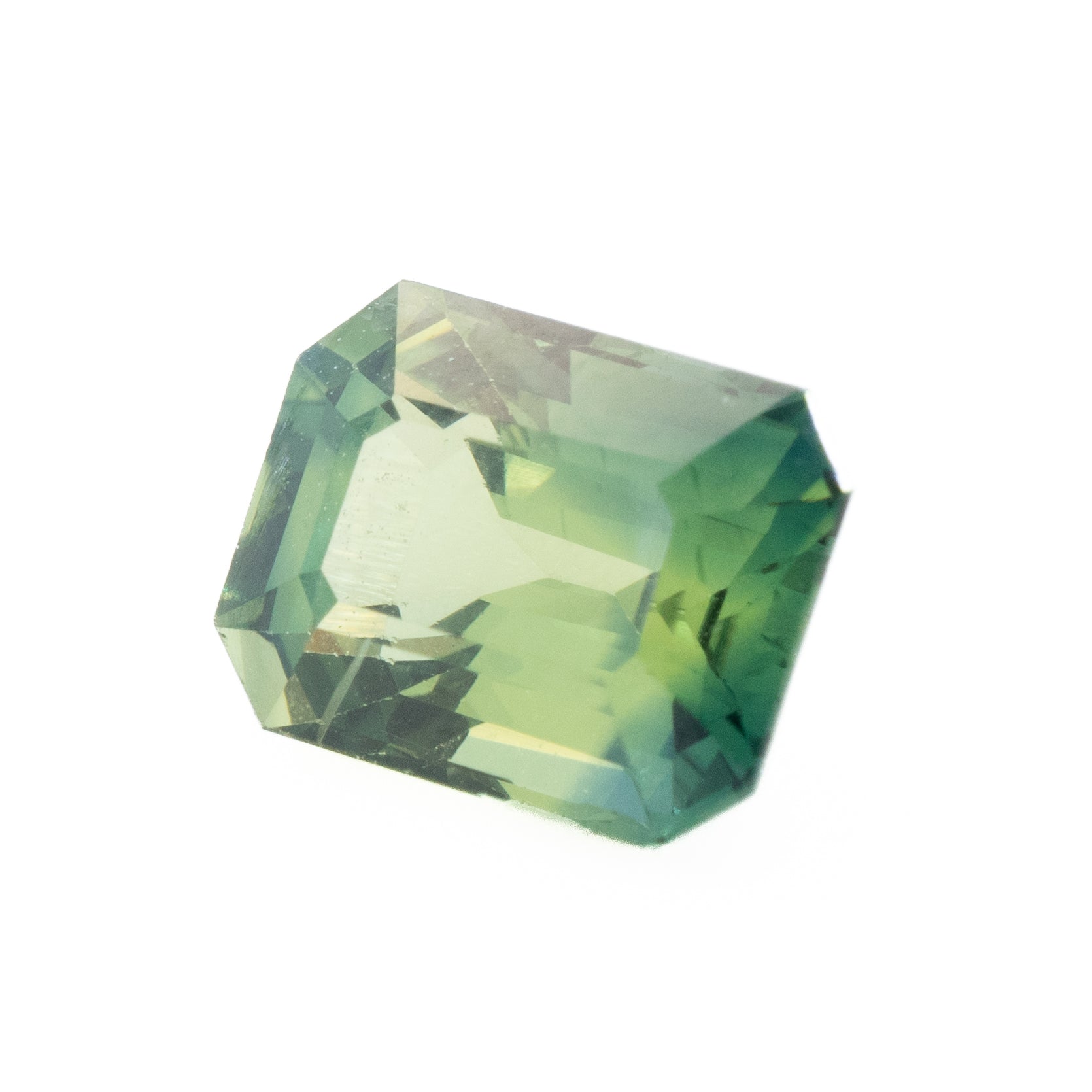 Sylvan | Emerald-Cut Green-Blue Sapphire, 2.02 ct