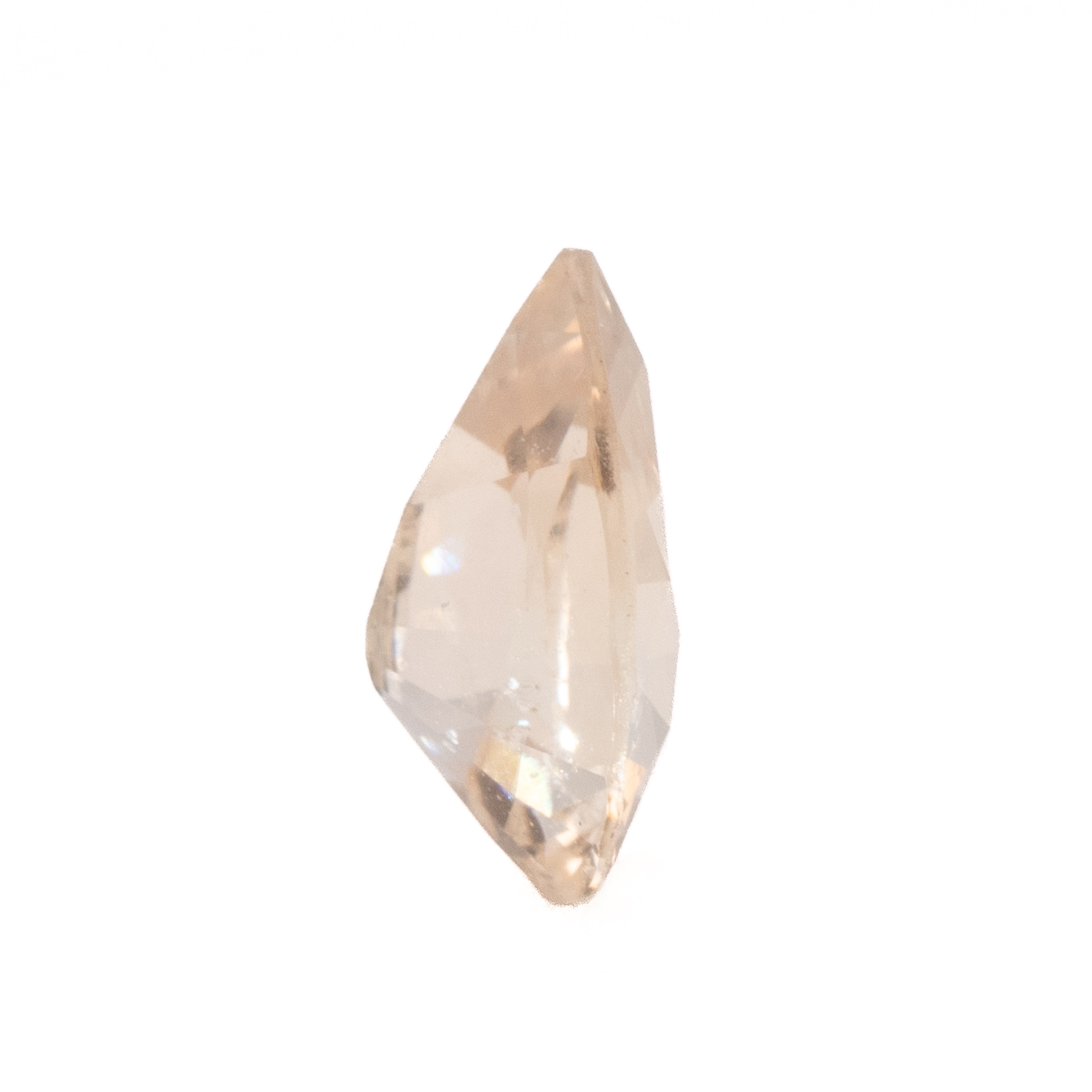 Sunspire | Pear Brilliant-Cut Pale Orange Sapphire, 0.78 ct (Sri Lanka)