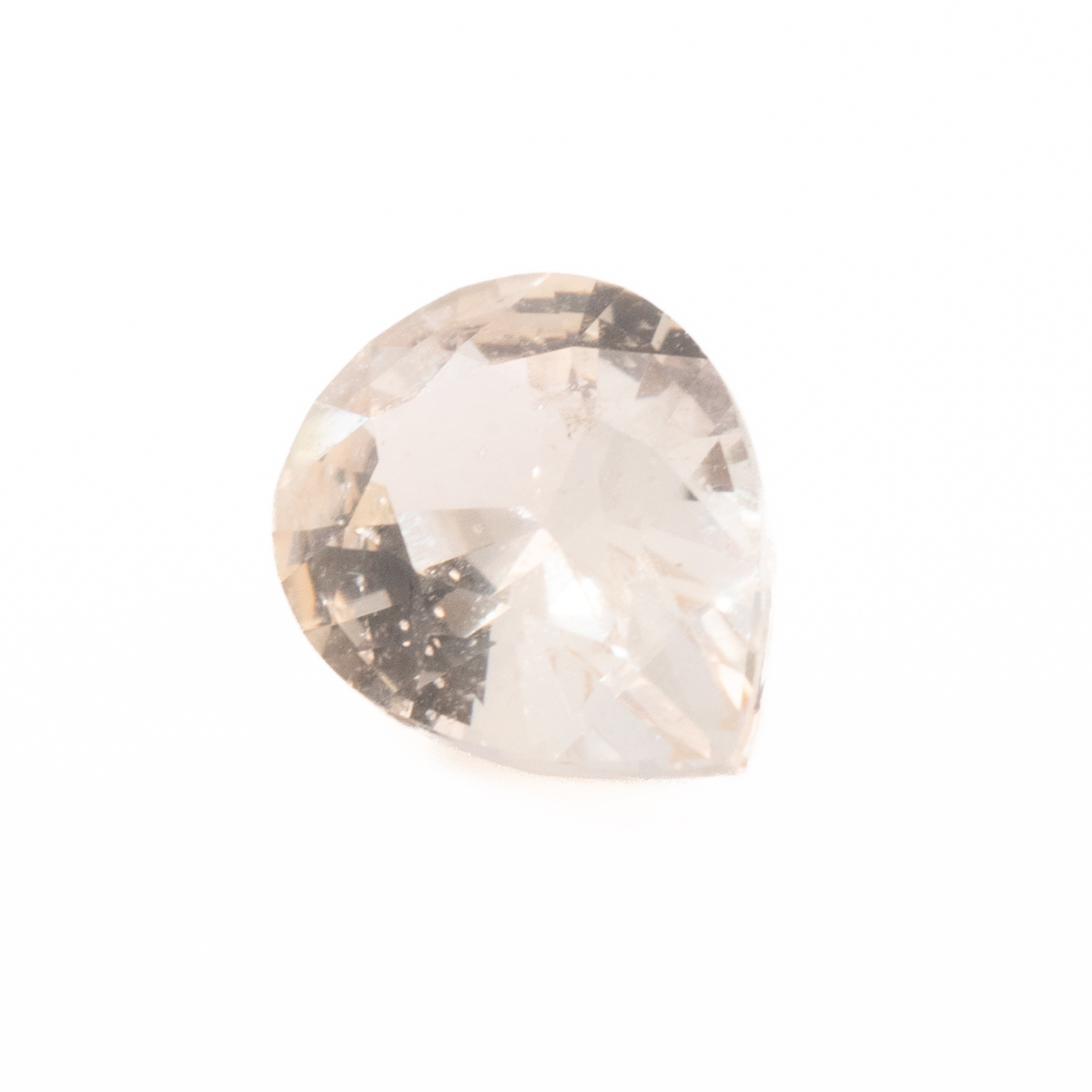 Sunspire | Pear Brilliant-Cut Pale Orange Sapphire, 0.78 ct (Sri Lanka)