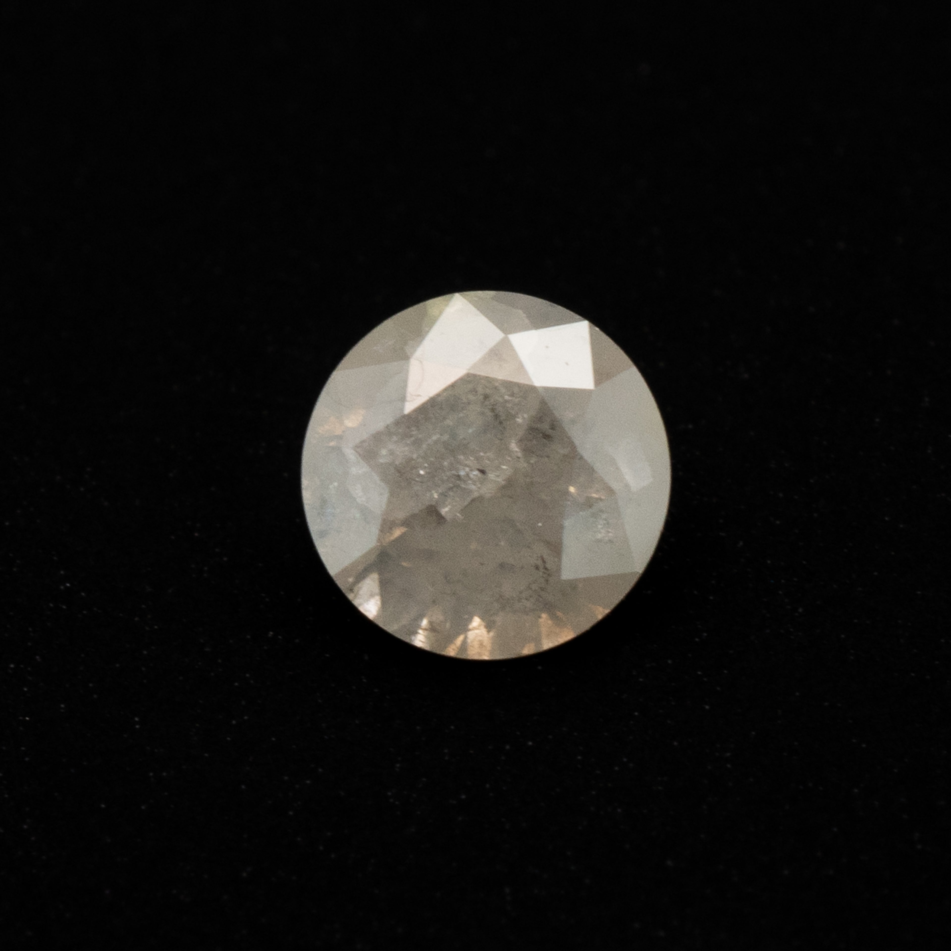 Round Brilliant Icy Salt + Pepper Diamond | 0.21ct