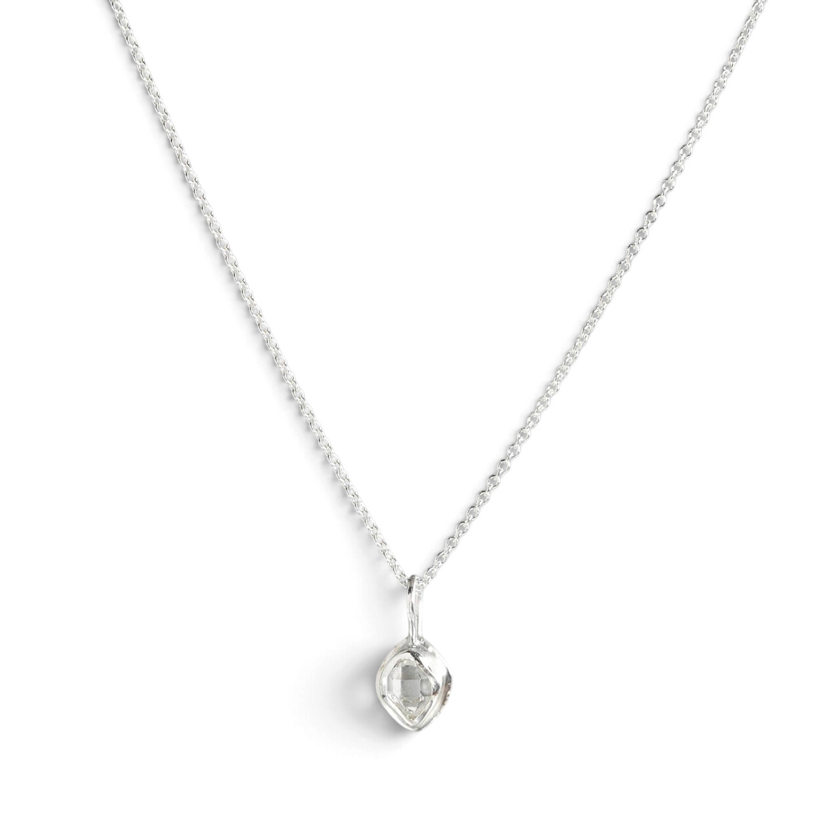 Glacier Mini Charm with Herkimer diamond