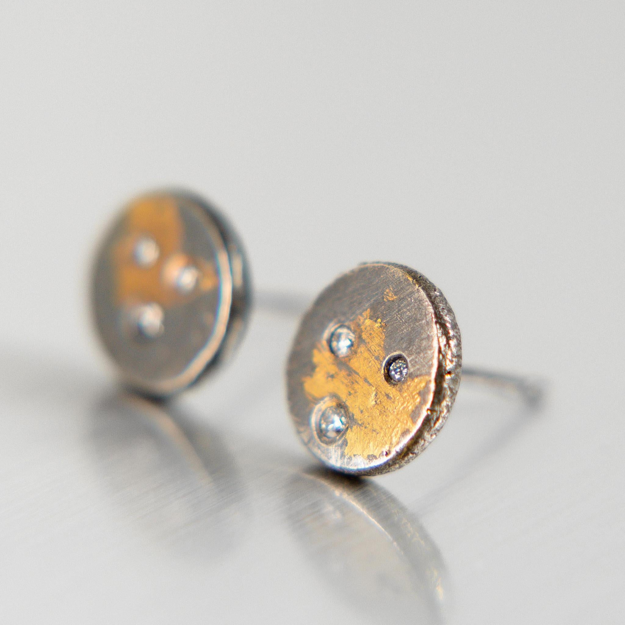 Gilded Relic Starry Night Stud Earrings