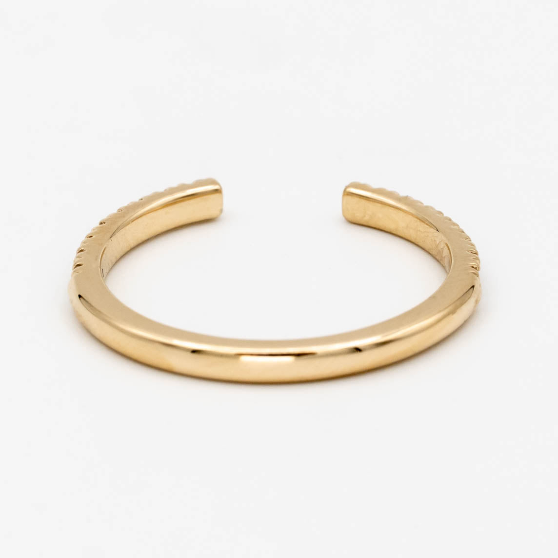 Negative Space Pave Diamond Band
