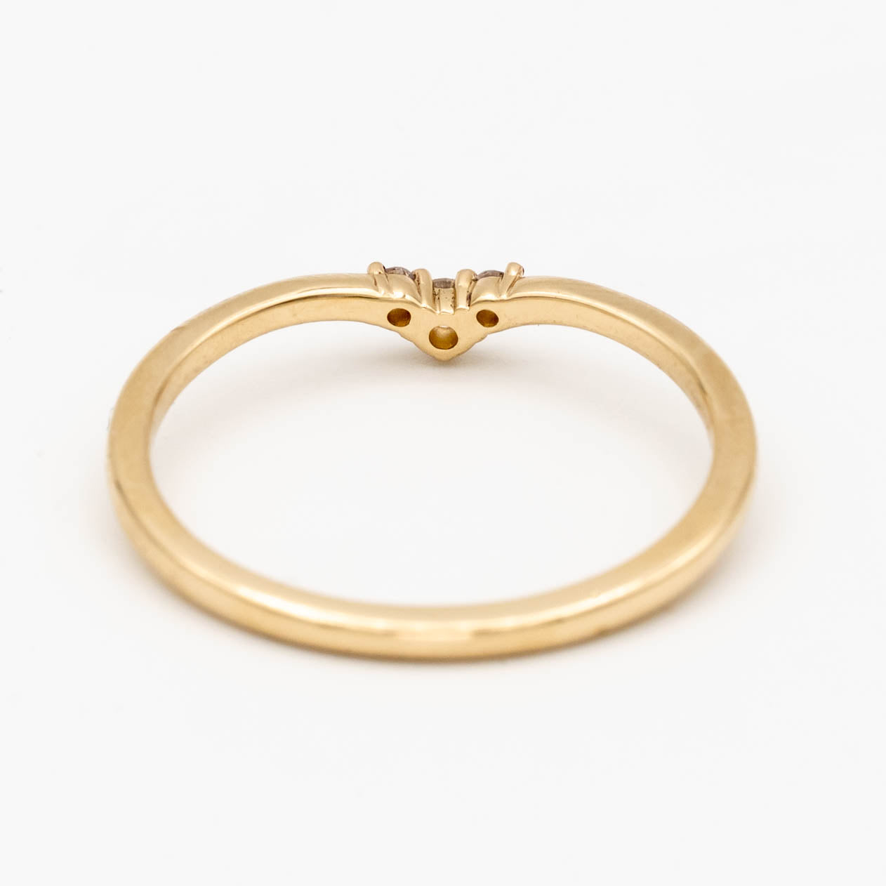 Petite Diamond Chevron Band