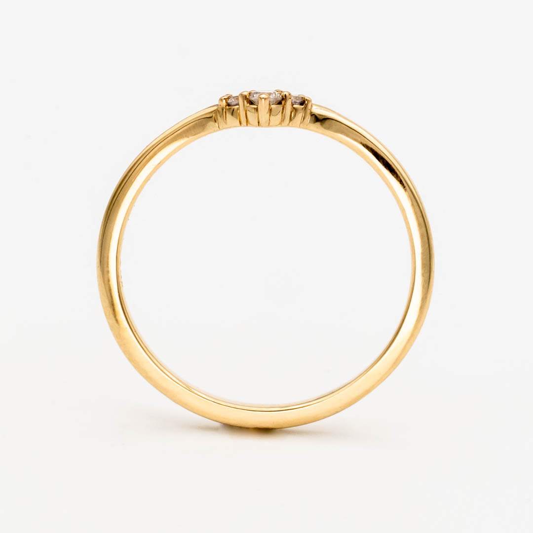 Petite Diamond Chevron Band
