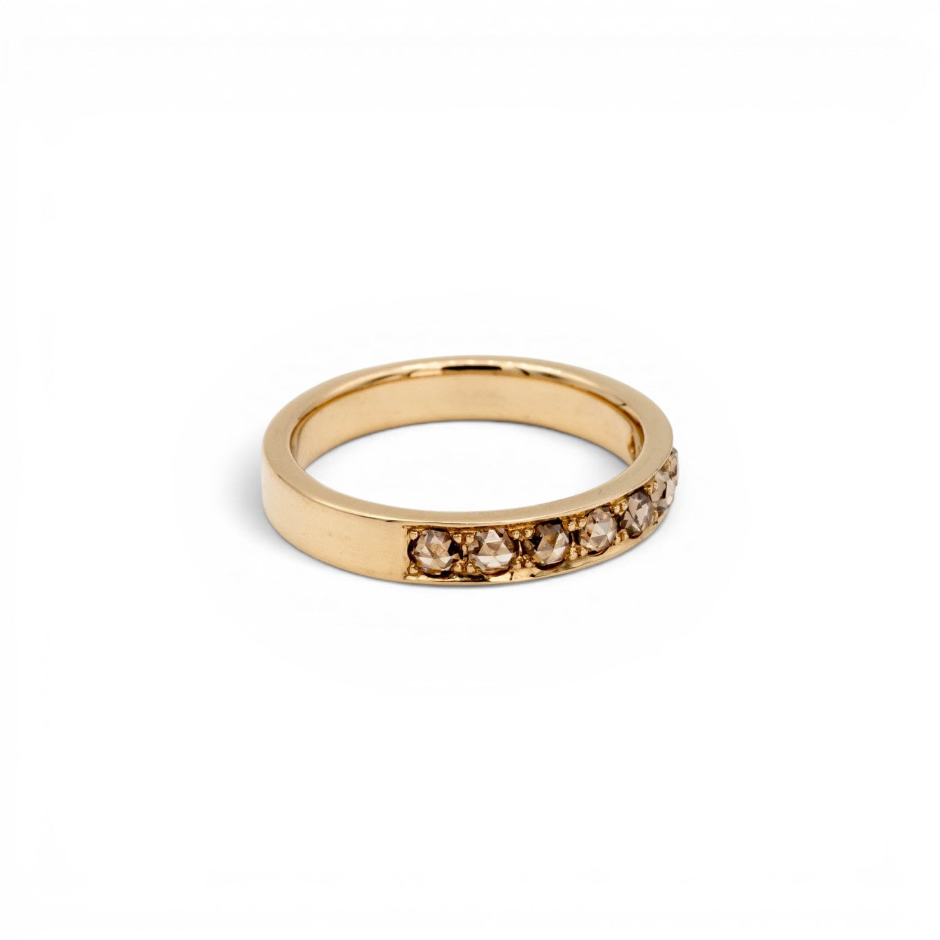 Rose-cut Diamond Band