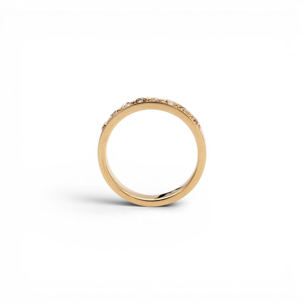 Rose-cut Diamond Band