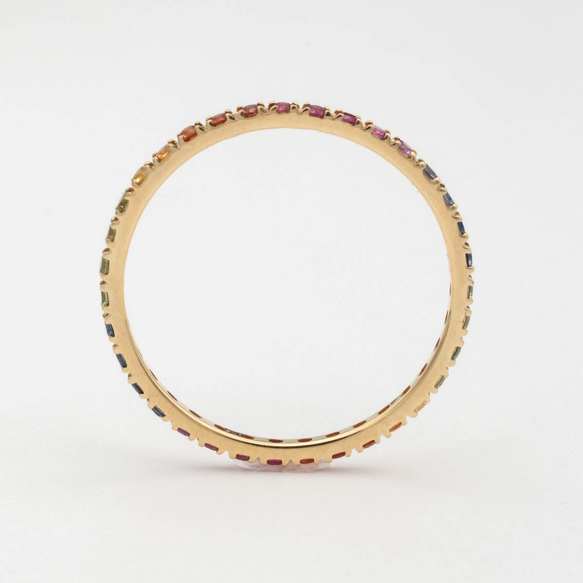 Gemstone Eternity Band
