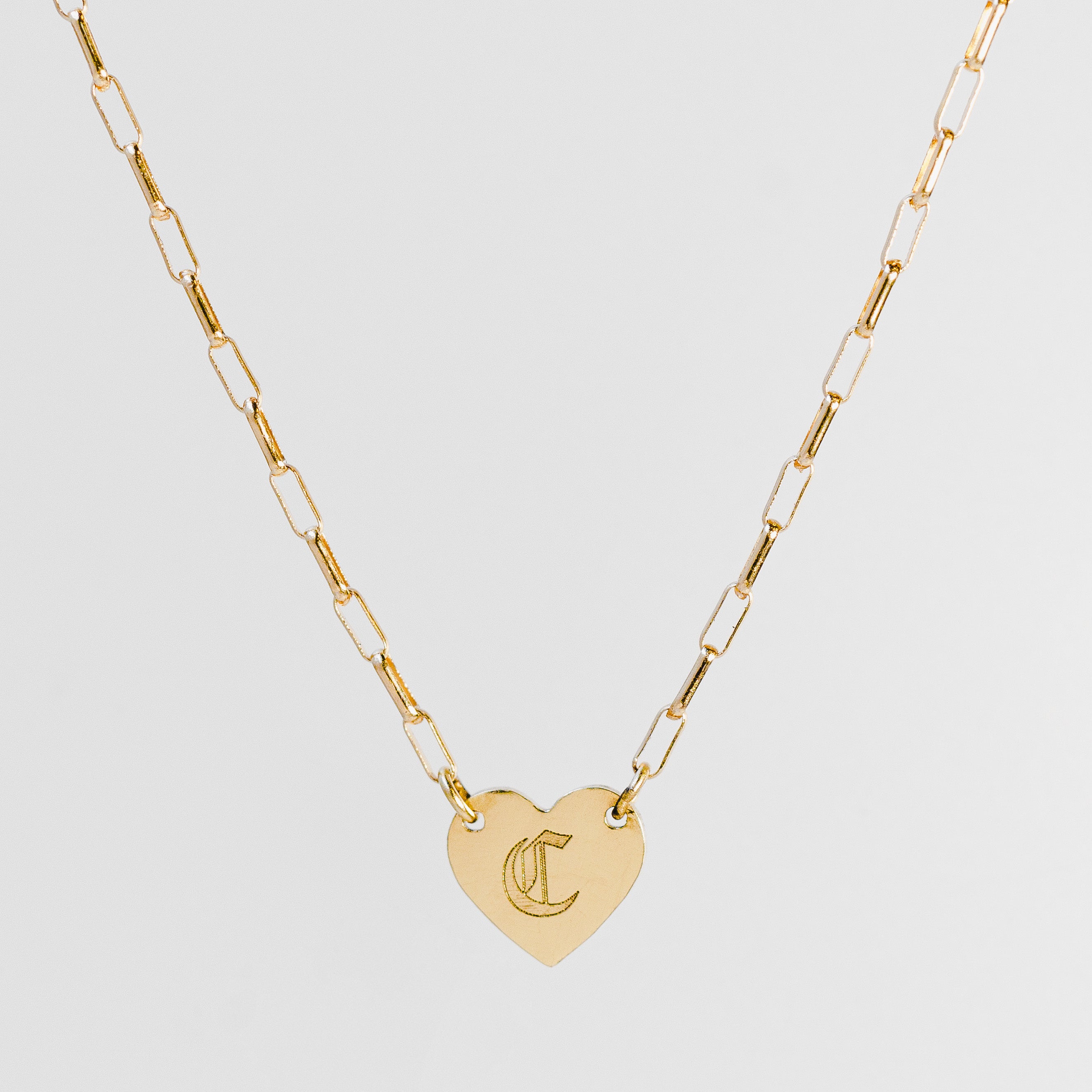 Engravable Mini Heart Necklace