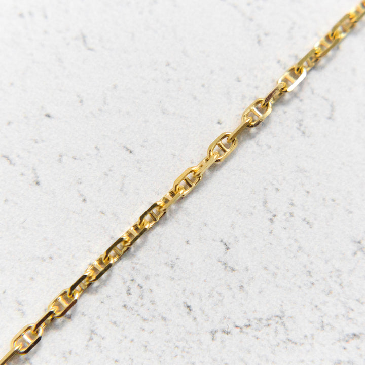 Anchor Chain Bracelet in Gold