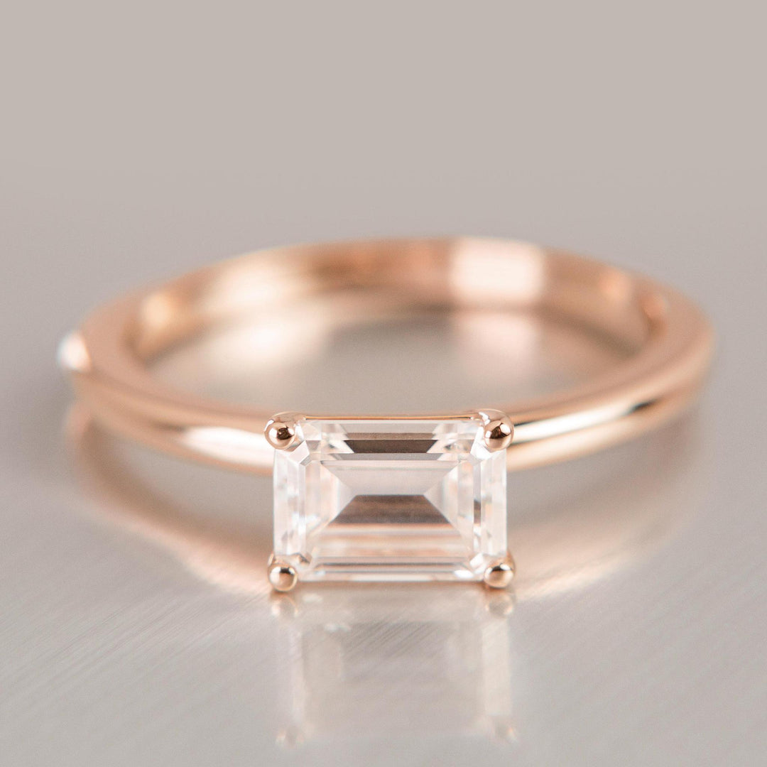 Cypress Ring with Moissanite