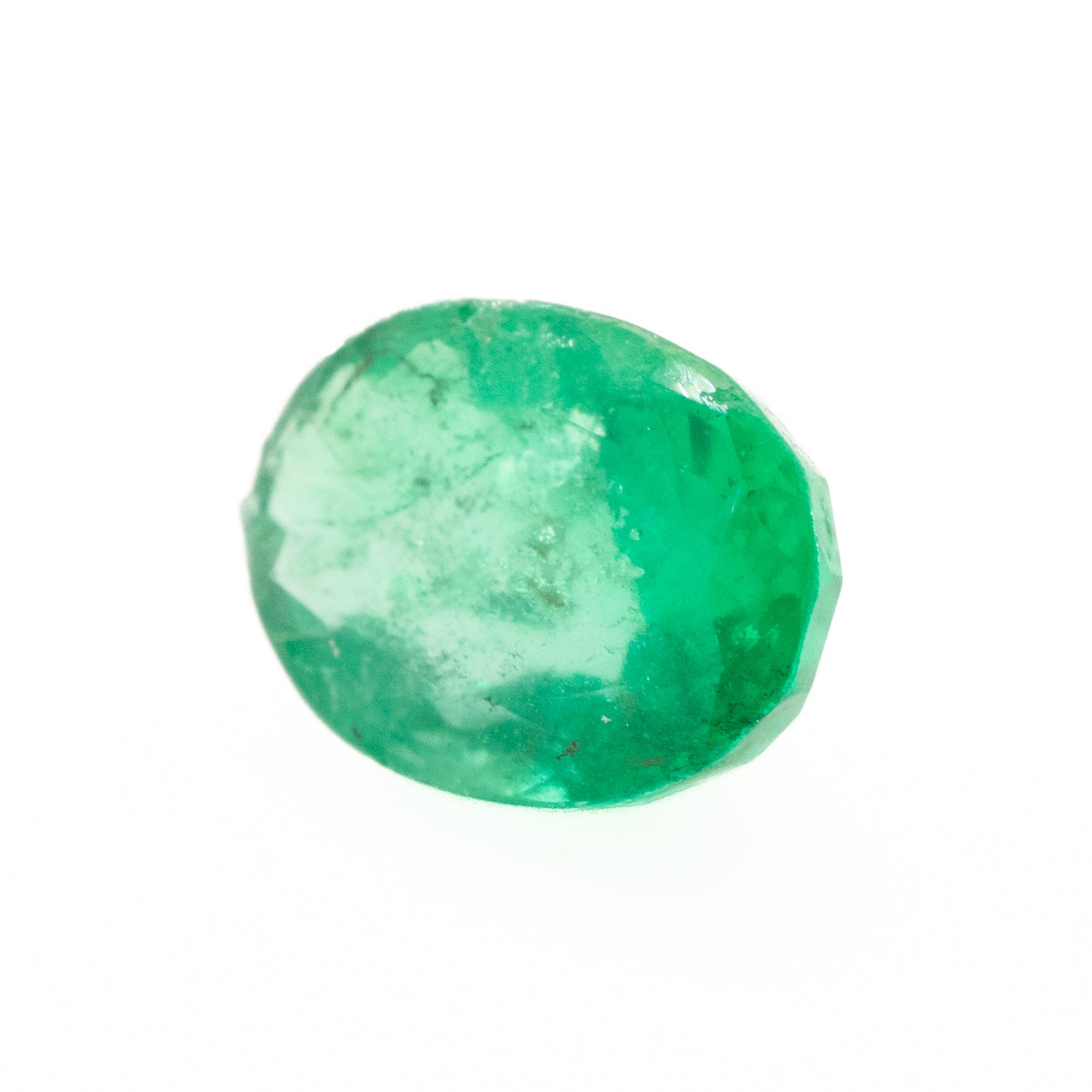 Verdant | Oval Brilliant-Cut Emerald, 0.74 ct (Reclaimed)