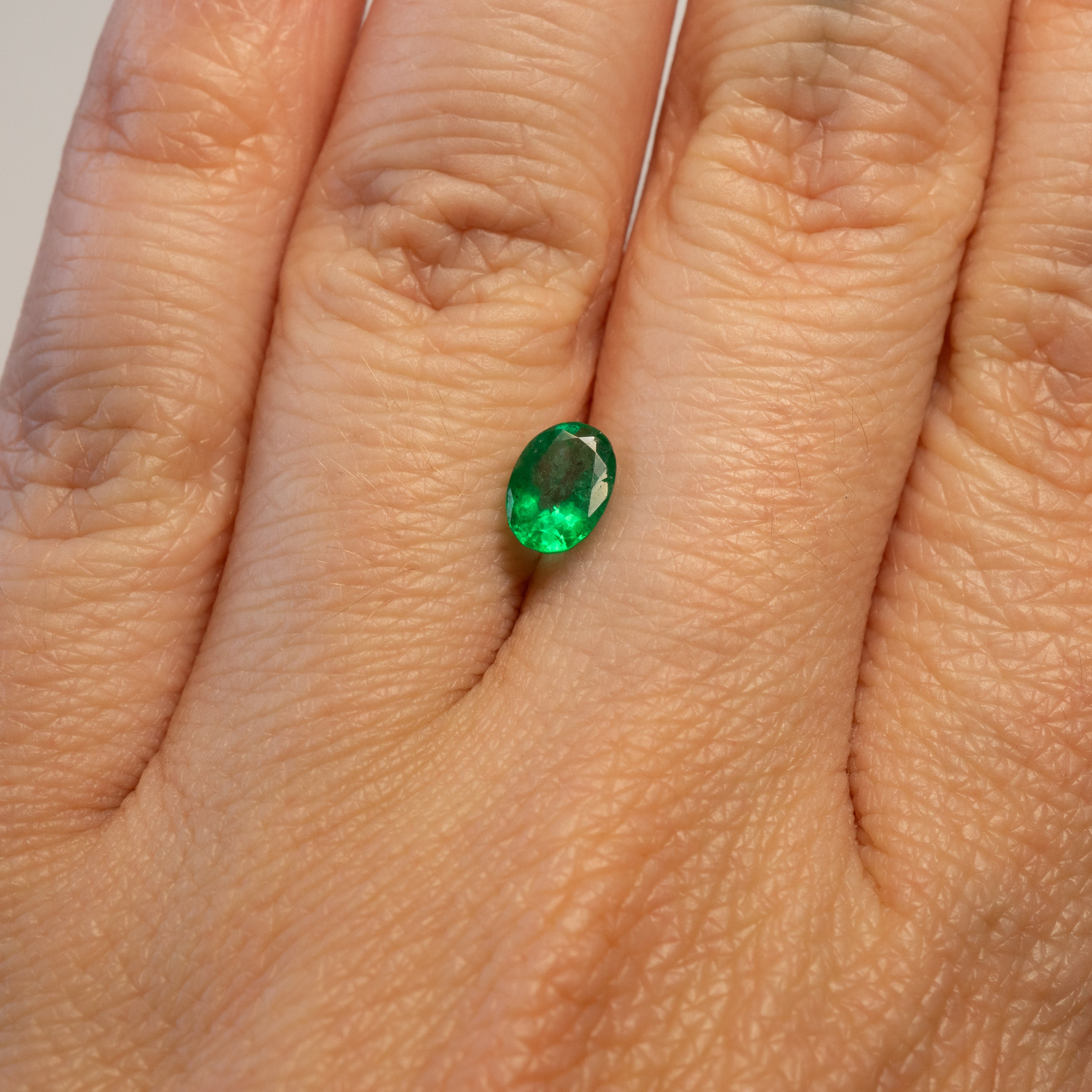 Verdant | Oval Brilliant-Cut Emerald, 0.74 ct (Reclaimed)