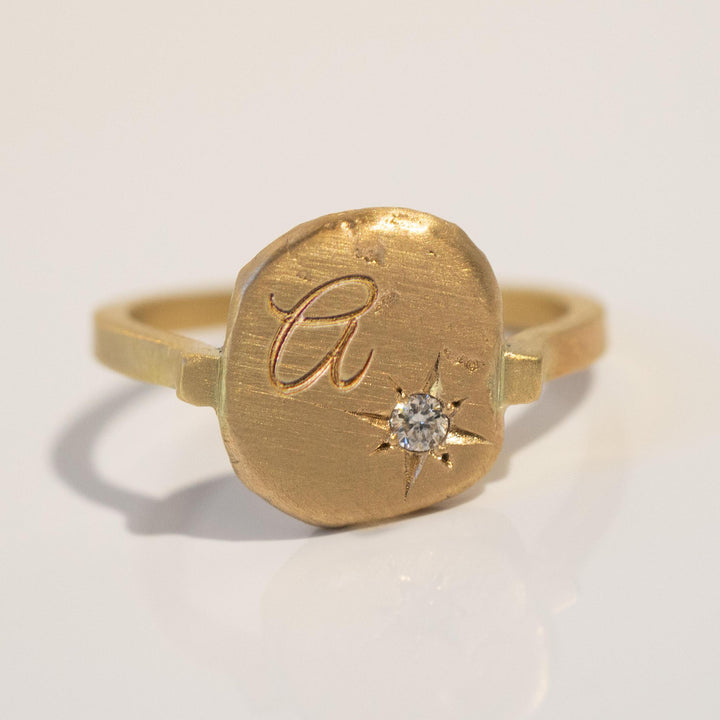 Celestial Relic Ring in 14k Gold