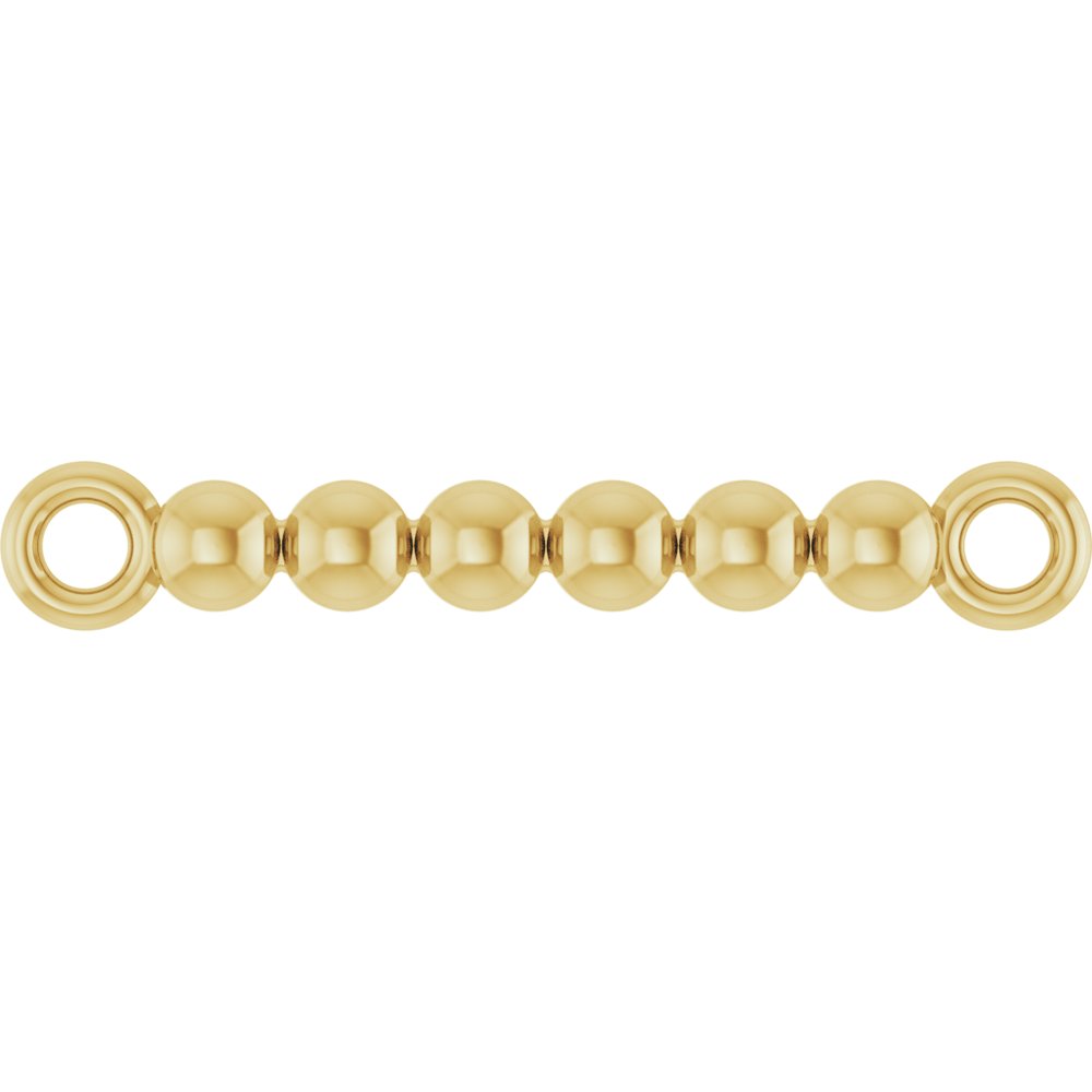 Beaded Bar Link for Bracelets