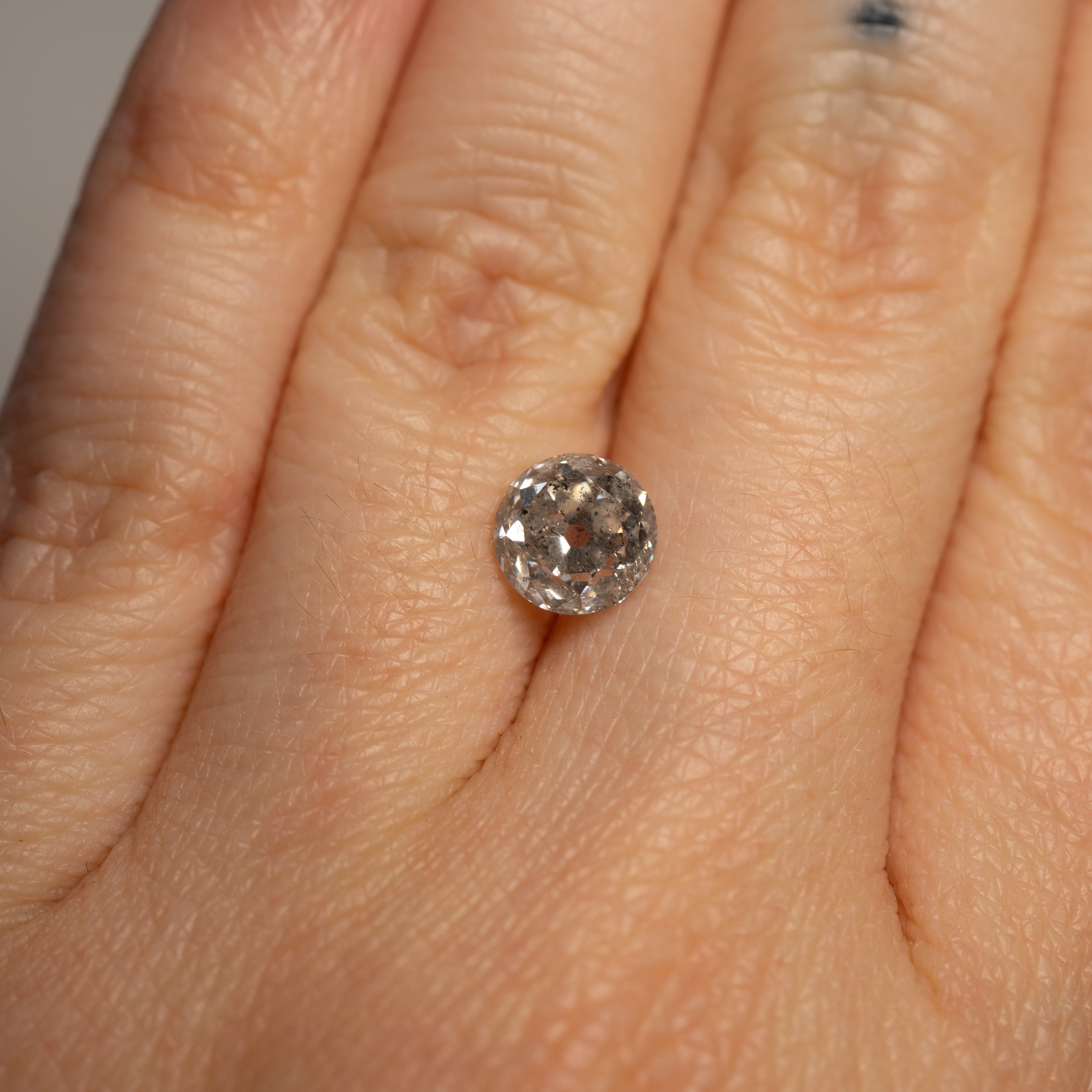 Asterion | Loose Old European Salt & Pepper Diamond, 1.89 ct (Canada Origin)
