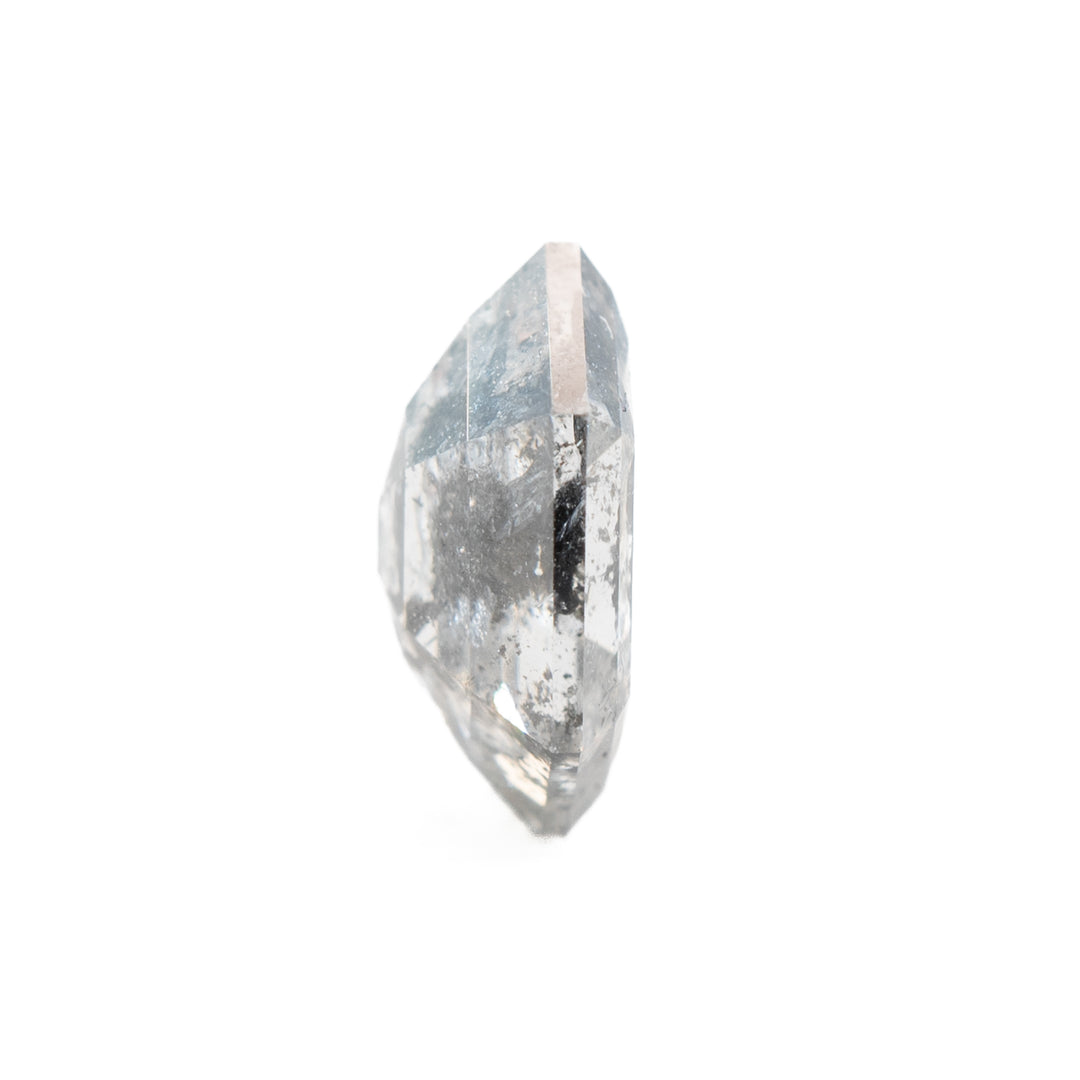 Hexagonal Step Cut Salt & Pepper Diamond | 1.32ct | Canada Origin