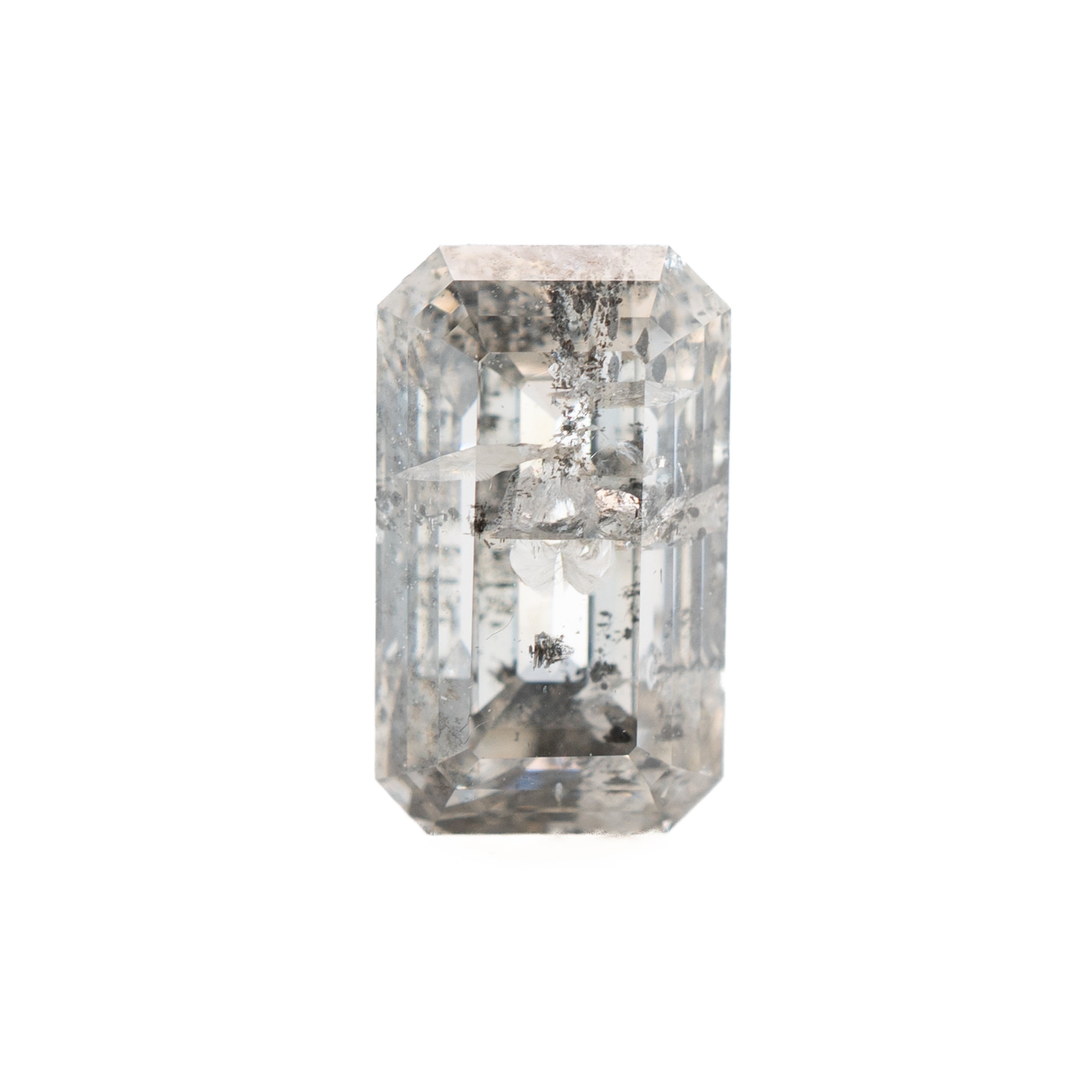 Cygnus | Emerald-Cut Salt & Pepper Diamond, 1.45 ct (Canada origin)