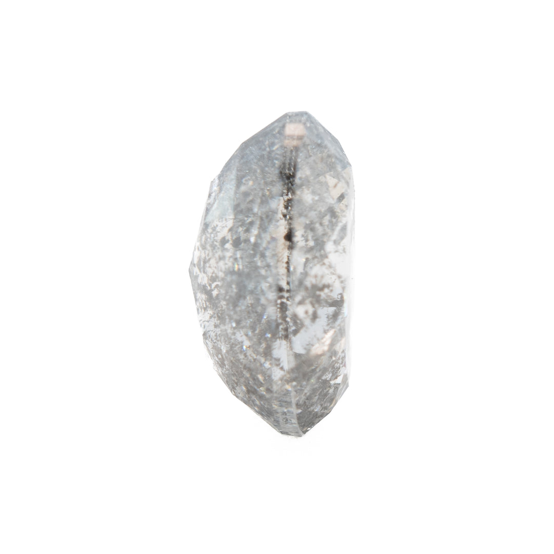 Oval Rose-Cut Salt & Pepper Diamond | 1.65ct | Canada Origin