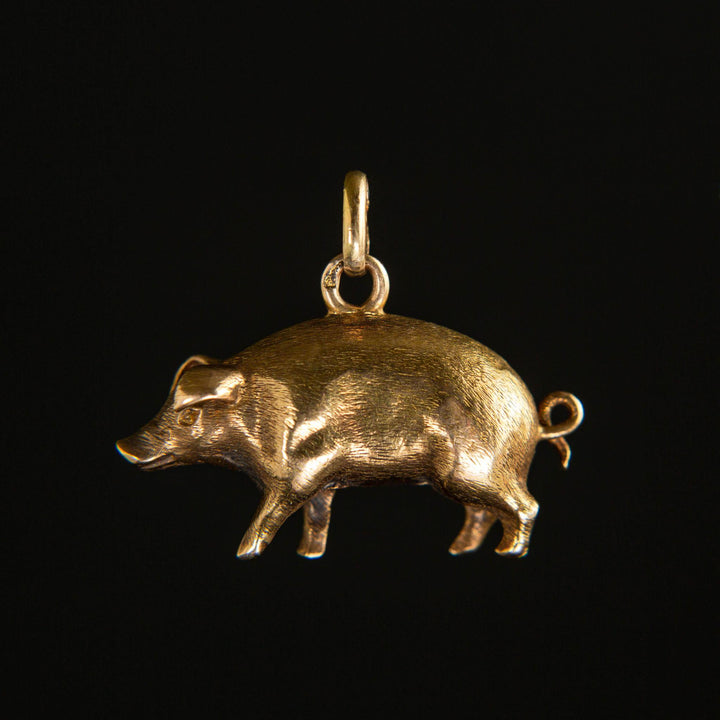 Vintage Charm | Pig | 14k Gold