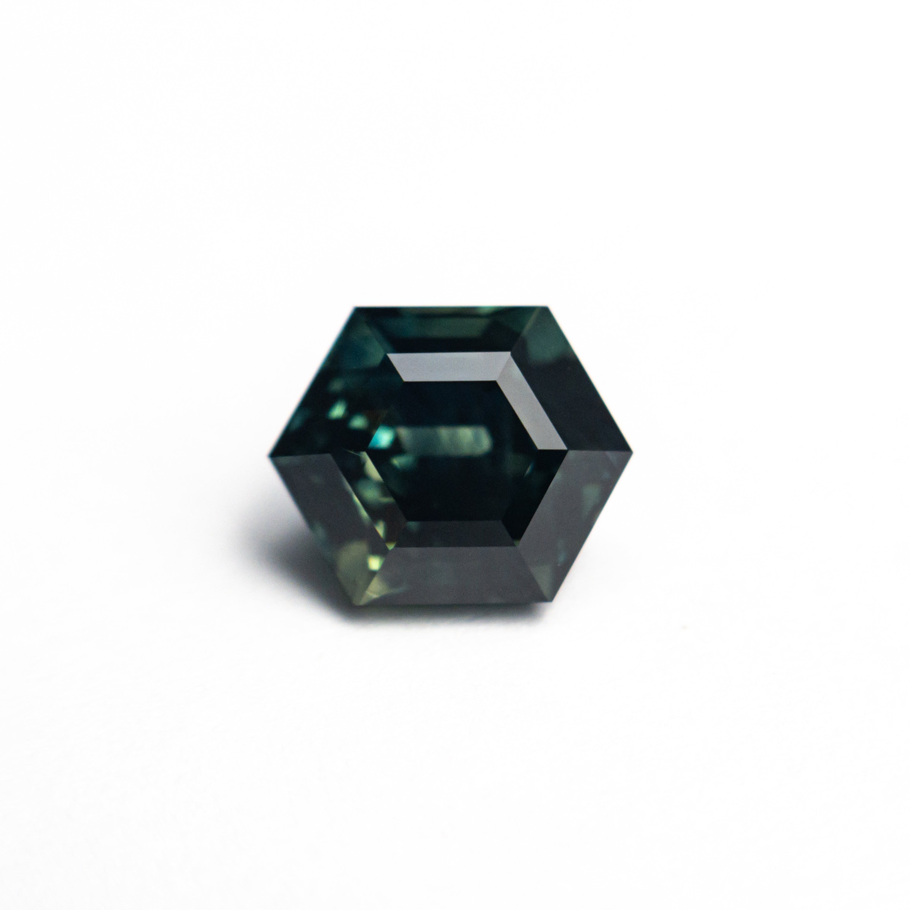 2.00ct 7.75x6.32x5.11mm Hexagon Step Cut Sapphire 26729-01