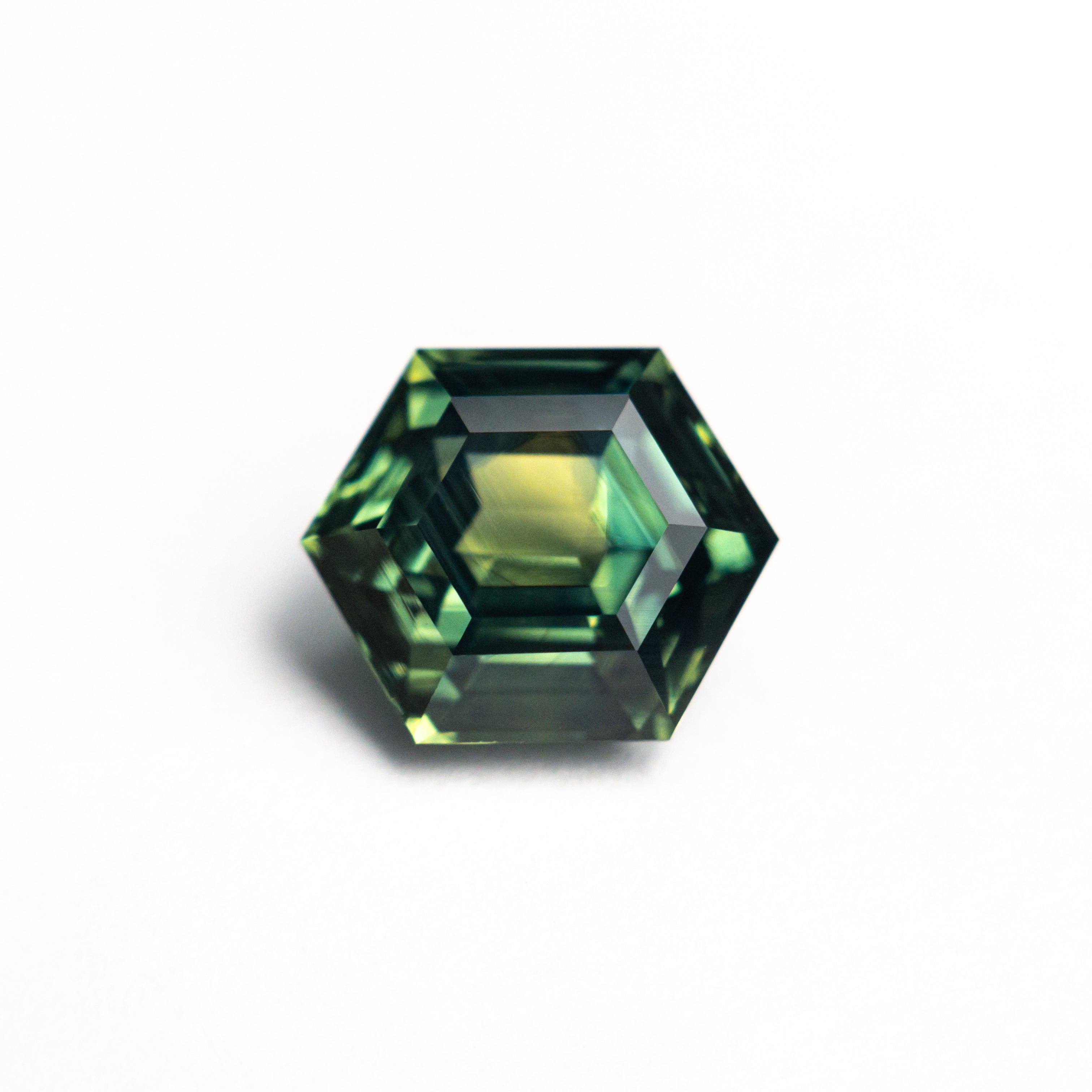2.29ct 8.38x7.02x4.66m Hexagon Step Cut Sapphire 26729-02
