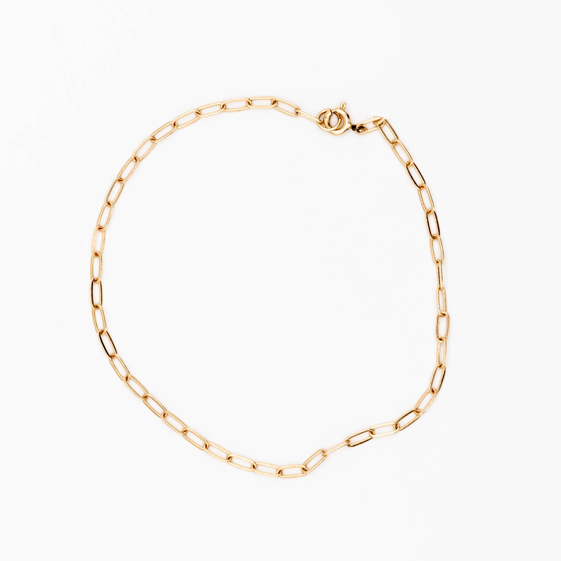 Luxe Paperclip Chain Anklet